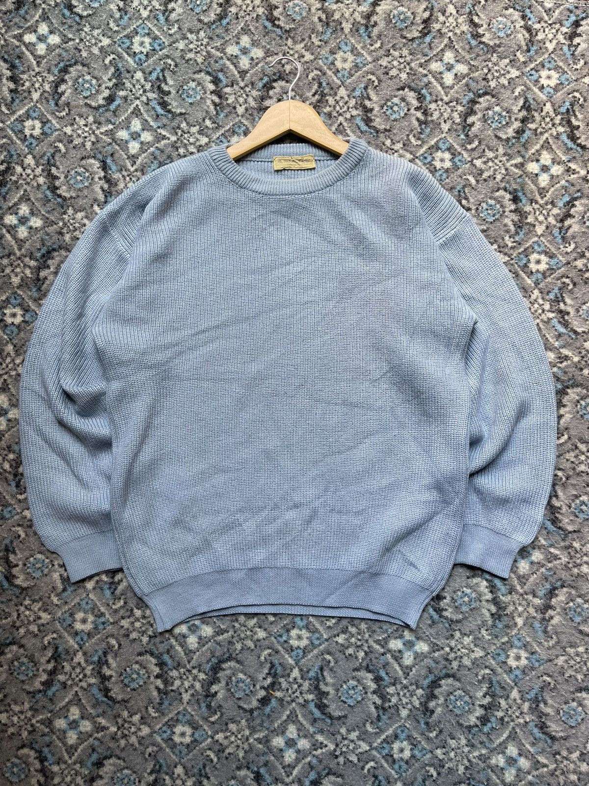 Kappa Vintage Robe Di Kappa Wool Sweater 80s baby blue Size US XL / EU 56 / 4 - 1 Thumbnail