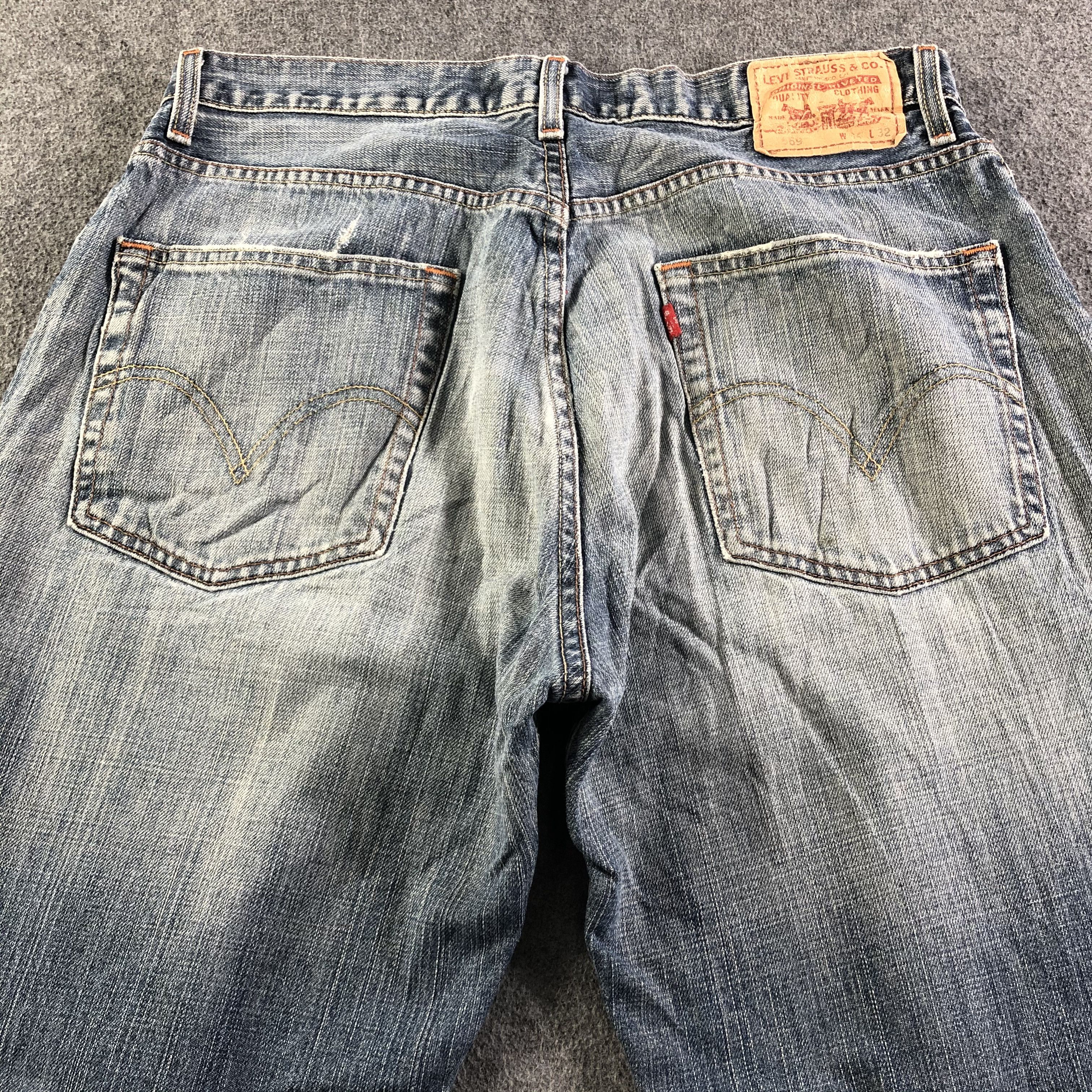 Levi's × Vintage Vintage Blue Wash Levis 569 Jeans-J3322 Size US 35 - 4 Thumbnail