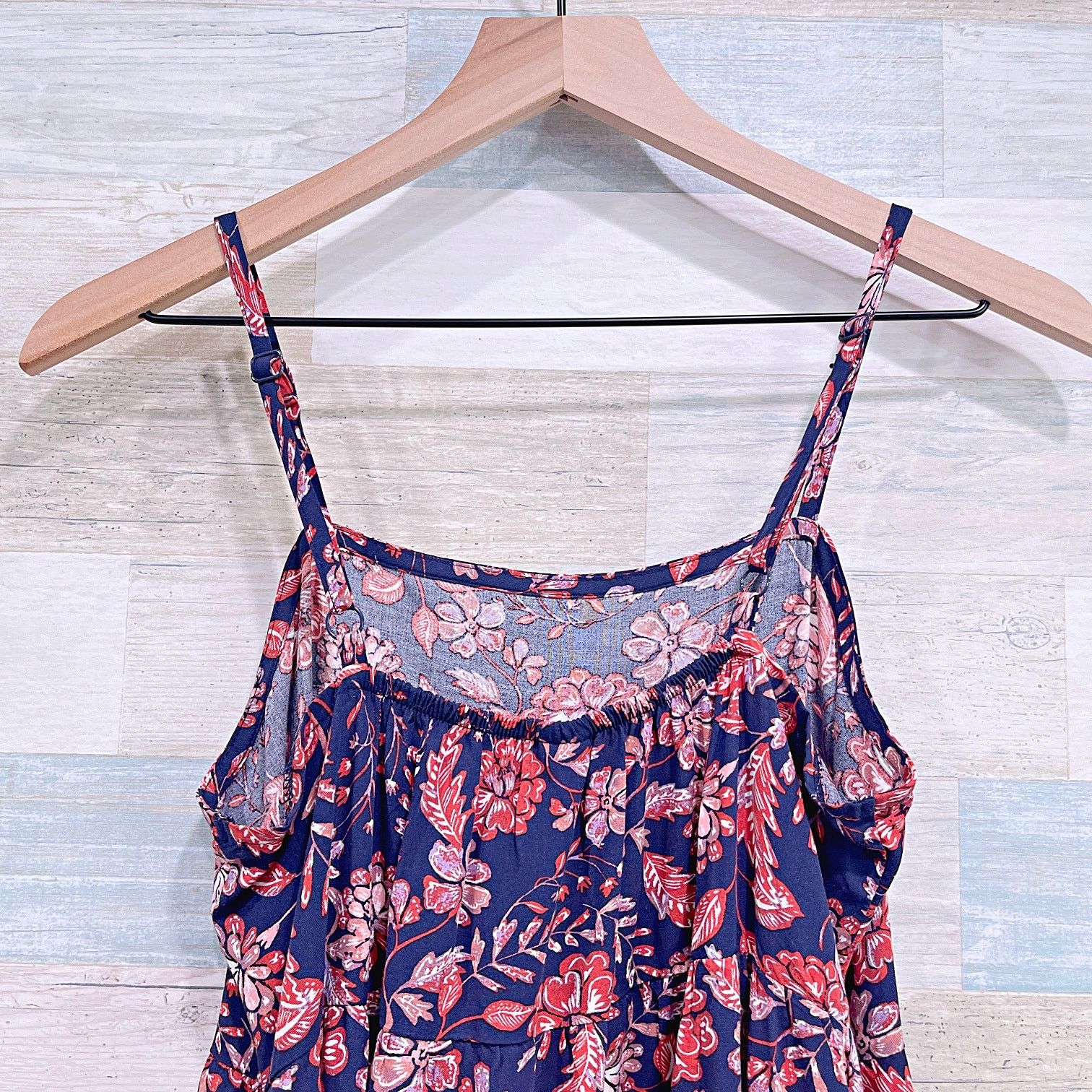 Old Navy OLD NAVY Paisley Mini Cami Sundress Blue Red Womens Small Size S / US 4 / IT 40 - 5 Thumbnail