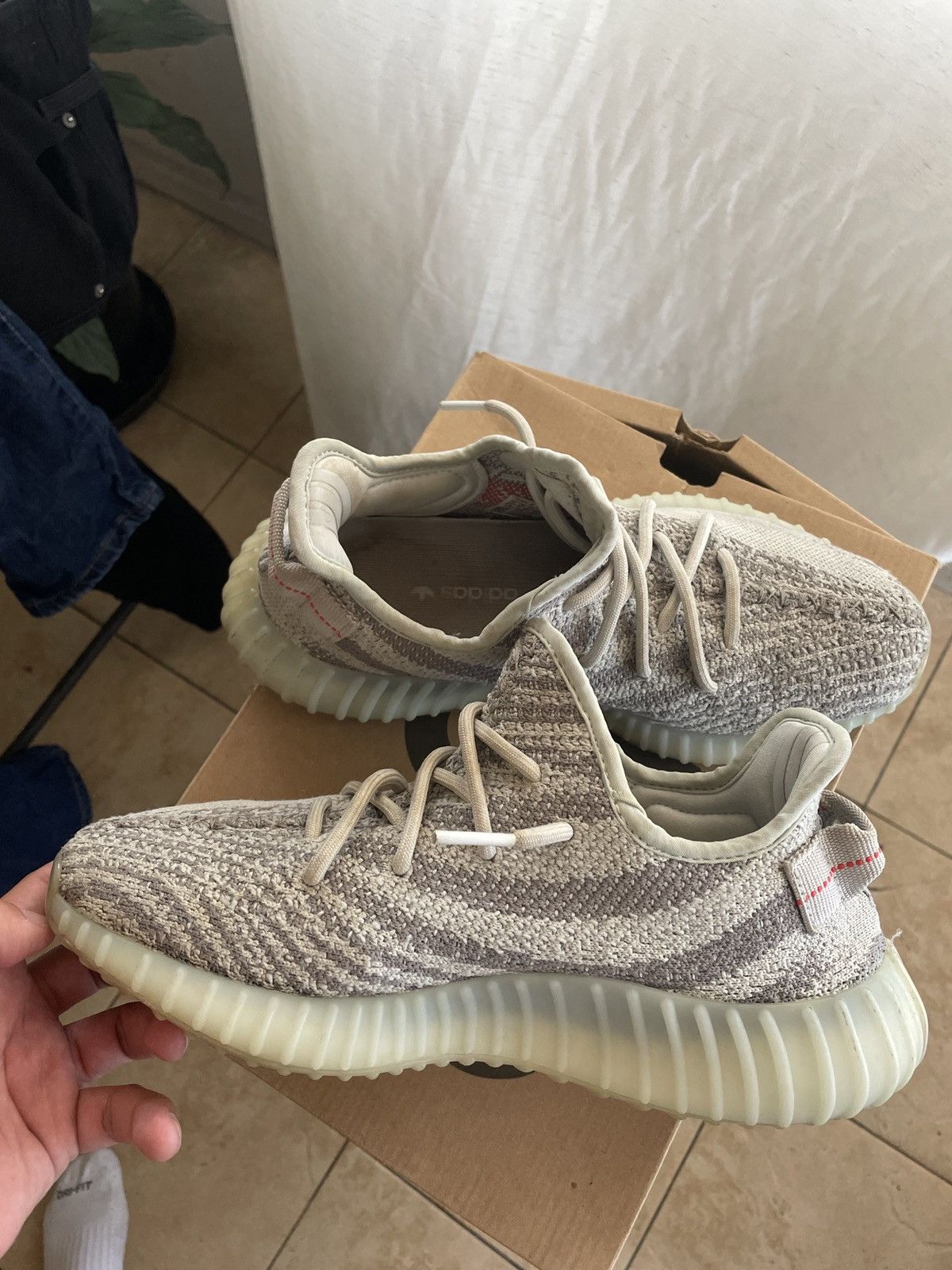 Adidas Yeezy 350 Blue Tint Size US 7.5 / EU 40-41 - 10 Thumbnail