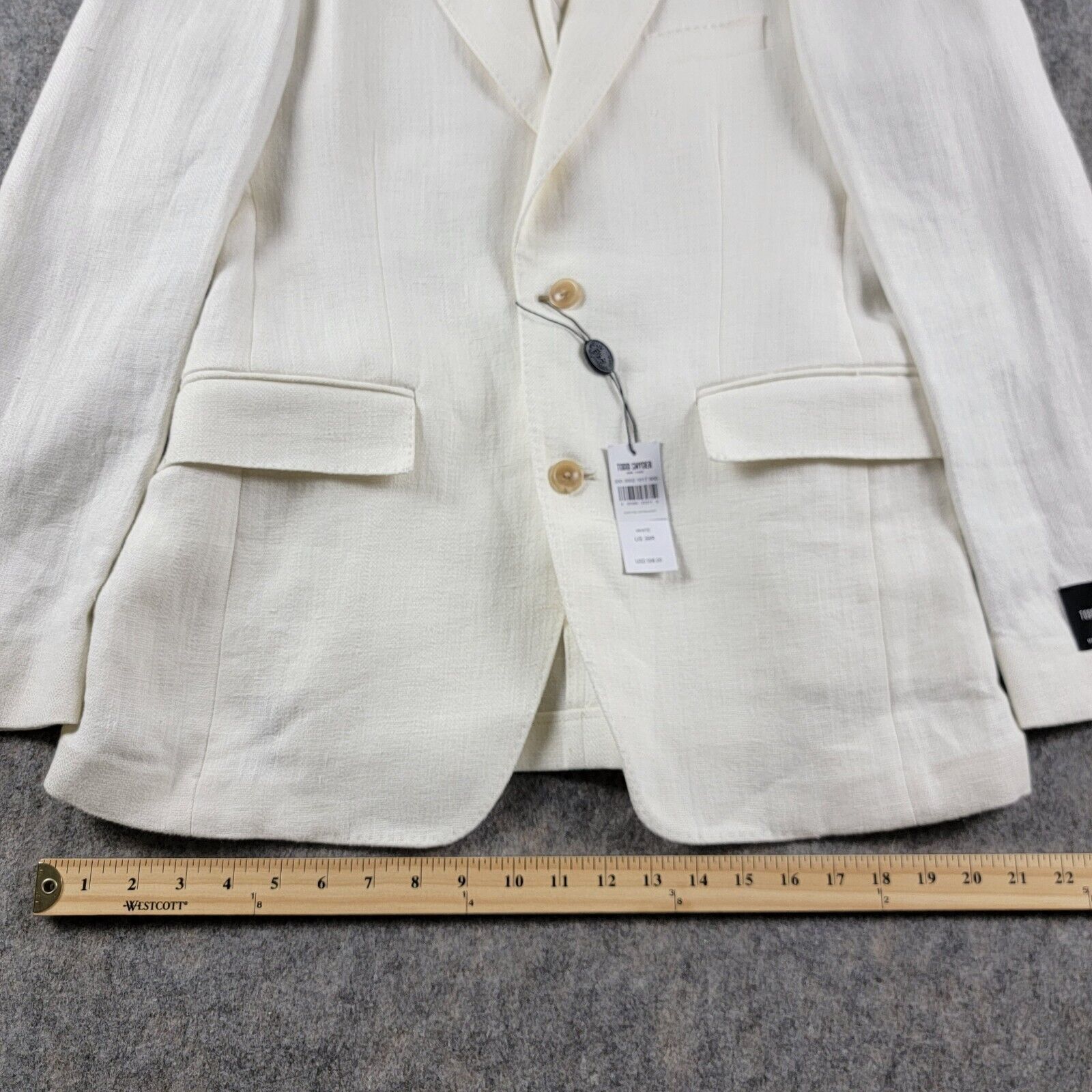 Todd Snyder Todd Snyder Linen Twill Sutton Jacket Blazer 36R Size 36R - 7 Thumbnail