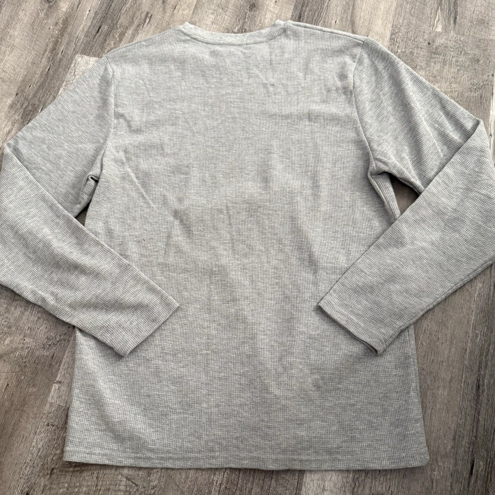 Lucky Brand Lucky Brand Thermal T-Shirt Mens Large Gray Logo Sleepwear Waffle Knit California Size US L / EU 52-54 / 3 - 4 Thumbnail