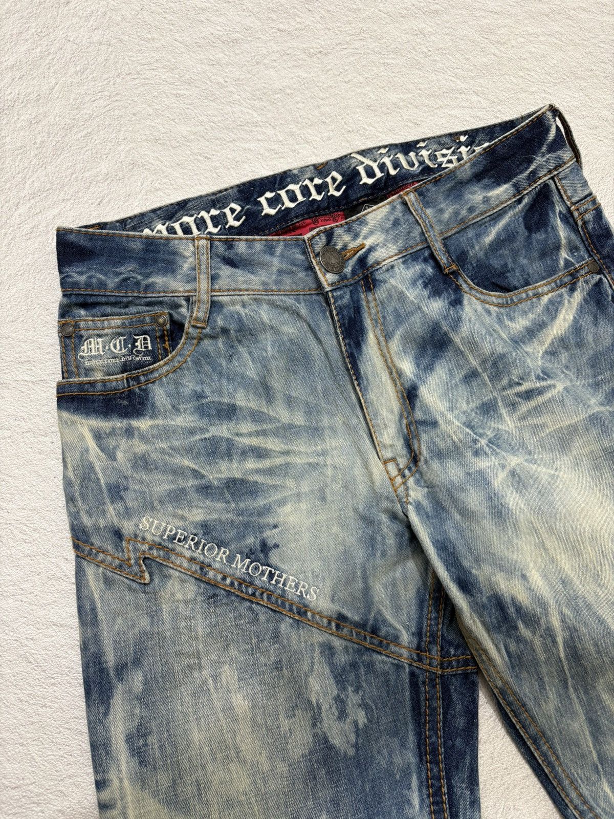 Hysteric Glamour × If Six Was Nine × Le Grande Bleu (L.G.B.) 2000s MCD Japan Bootcut acid wash denim y2k style Size US 32 / EU 48 - 4 Thumbnail