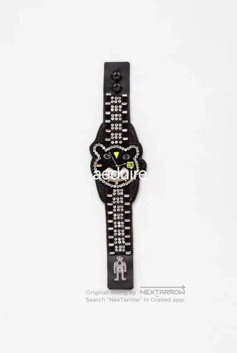 Walter Van Beirendonck Walter Van Beirendonck Black Bear Watch Bracelet Size ONE SIZE - 2 Thumbnail