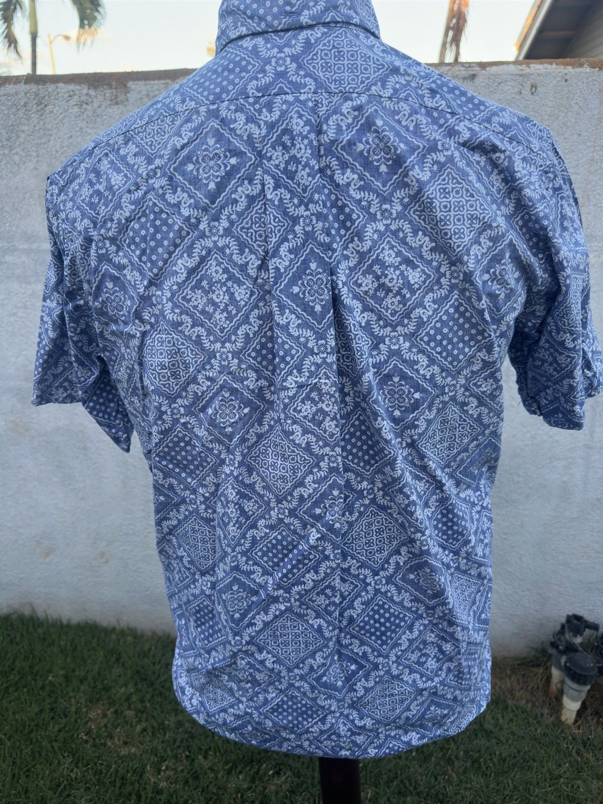 Reyn Spooner PreOwned Reyn Spooner Classic Blue Hawaiian Print Men's S Size US S / EU 44-46 / 1 - 2 Thumbnail