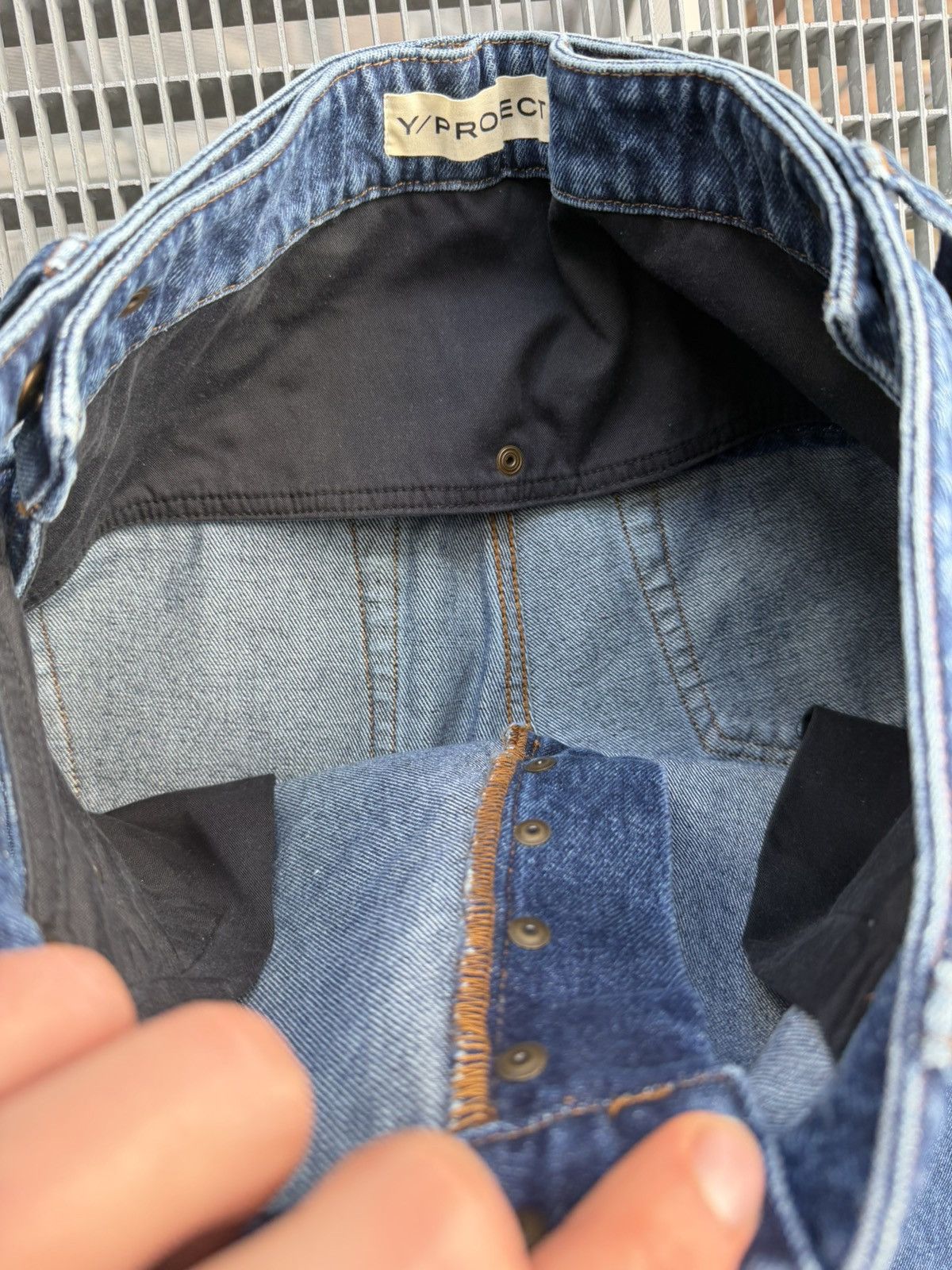 Y/Project Y/Project Peep Show Stone Washed Denim Unisex Jeans Size US 30 / EU 46 - 15 Thumbnail