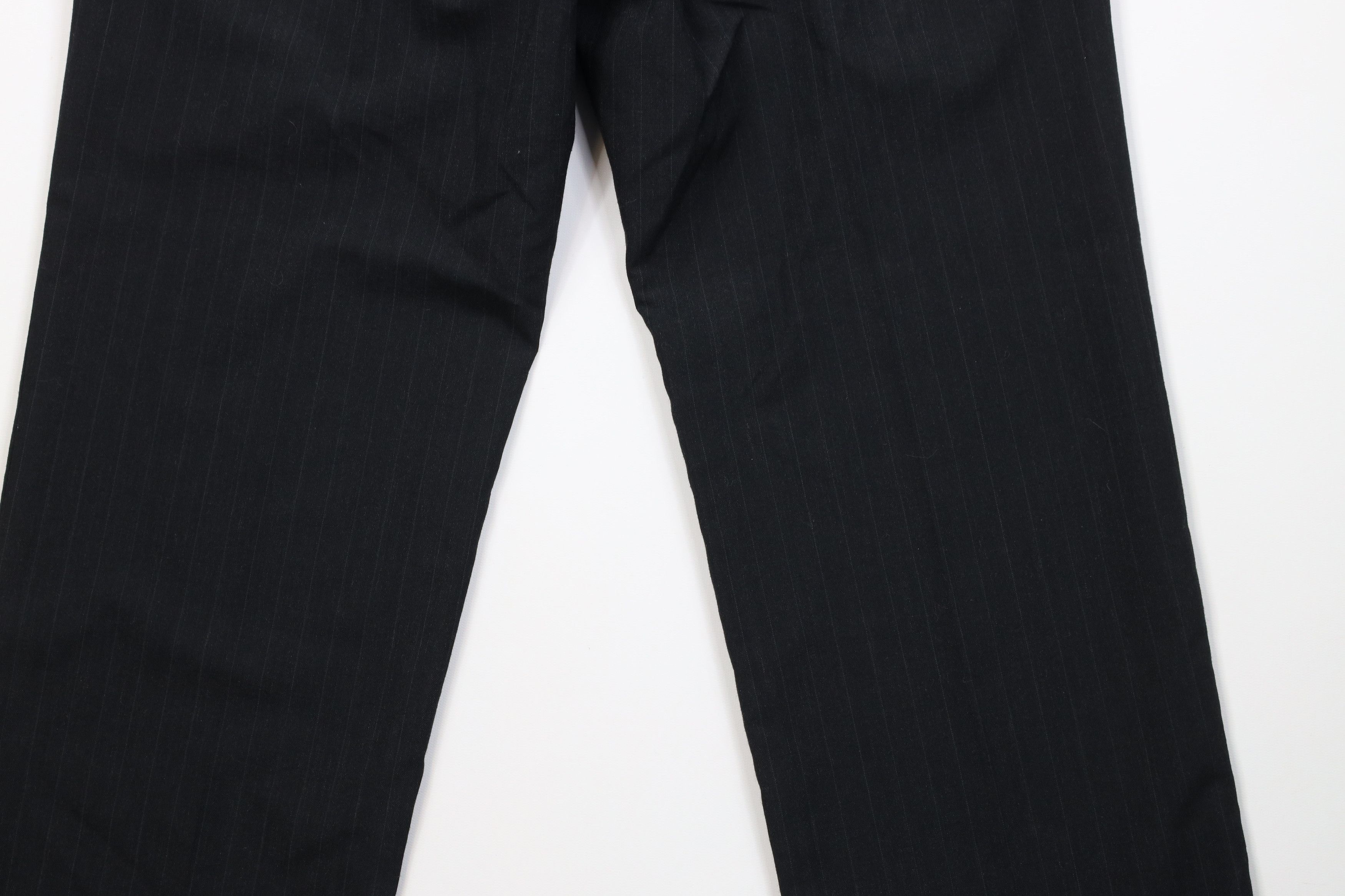 Vintage Vintage 90s Streetwear Knit Pinstriped Wide Leg Chino Pants Size US 32 / EU 48 - 12 Thumbnail