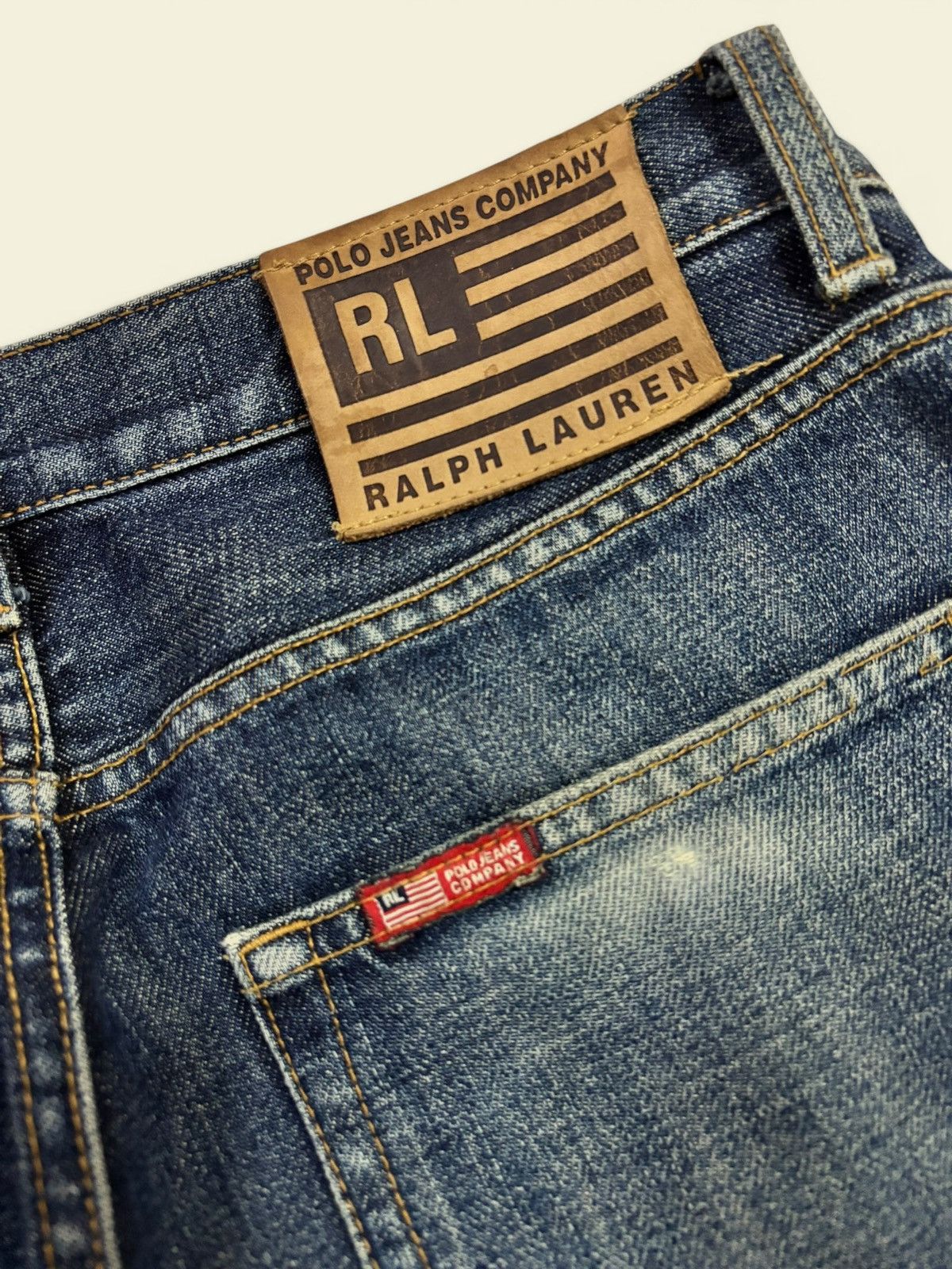 RRL Ralph Lauren 90s RL Ralph Lauren Japan Faded Loose Fit Jeans Size US 30 / EU 46 - 10 Thumbnail