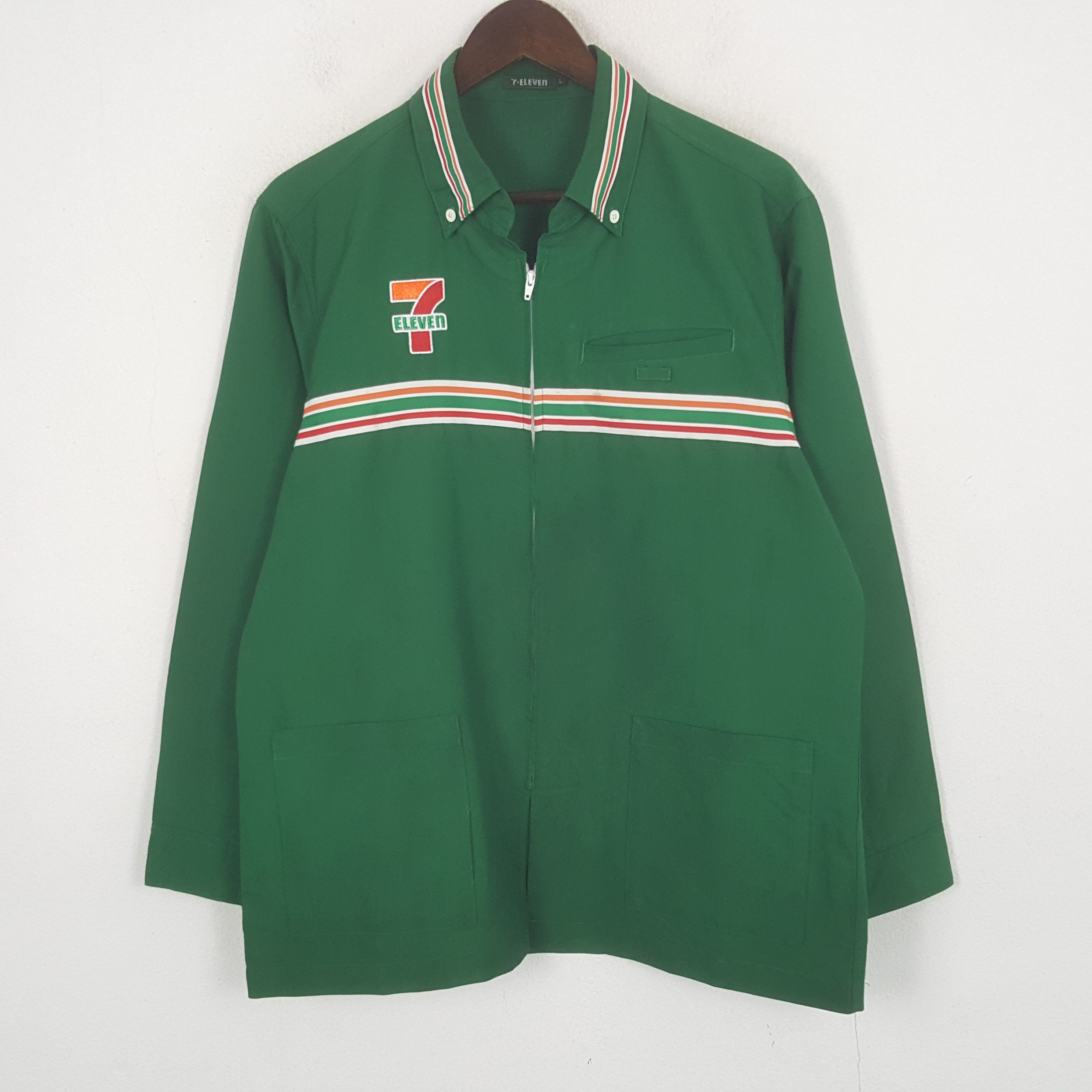 Japanese Brand Vintage 7 Eleven Worker Japan Uniform Jacket Size US L / EU 52-54 / 3 - 3 Thumbnail