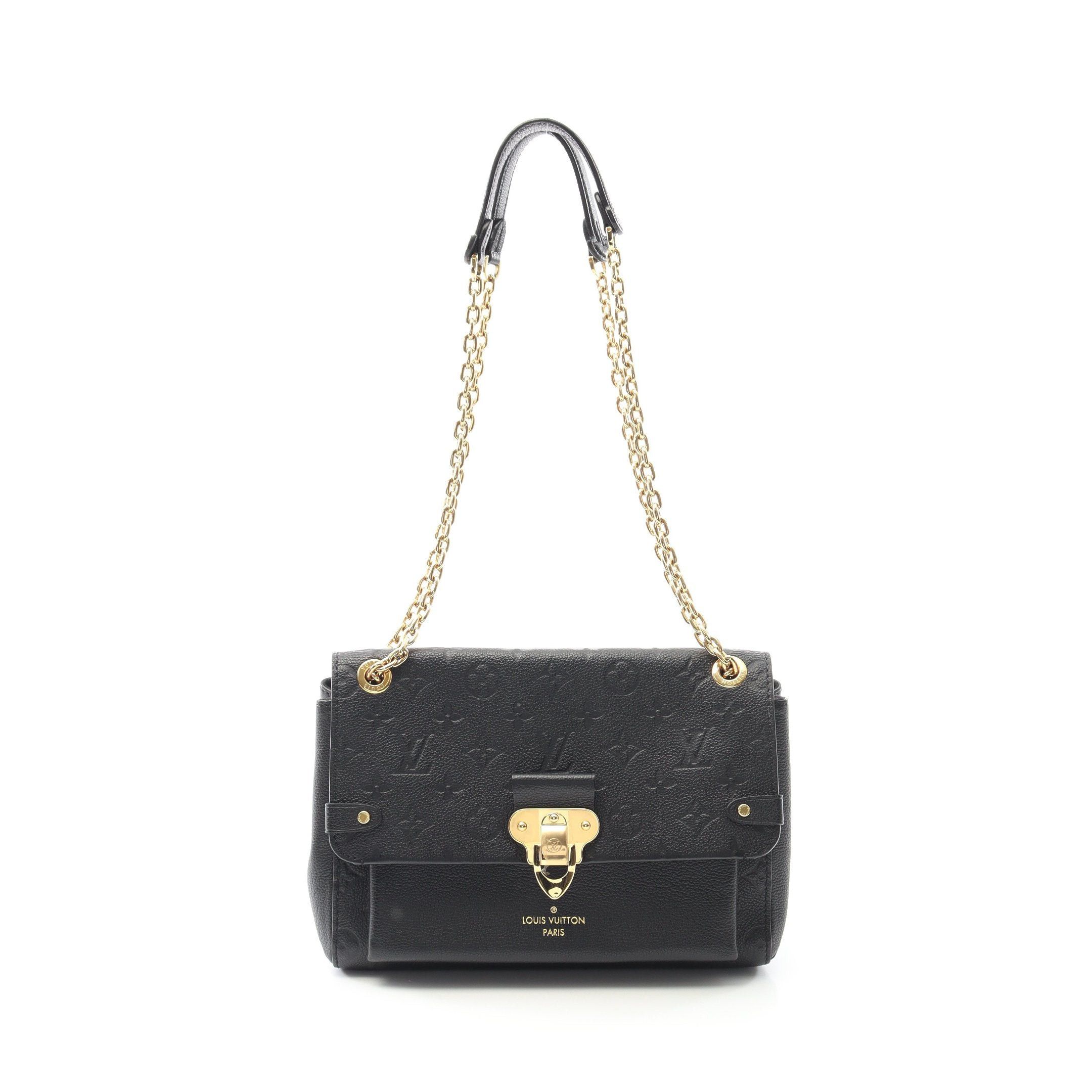 Louis Vuitton Louis Vuitton Vavin Pm Monogram Empreinte Noir Double Chain Shoulder Bag Leather Black Size ONE SIZE - 1 Thumbnail