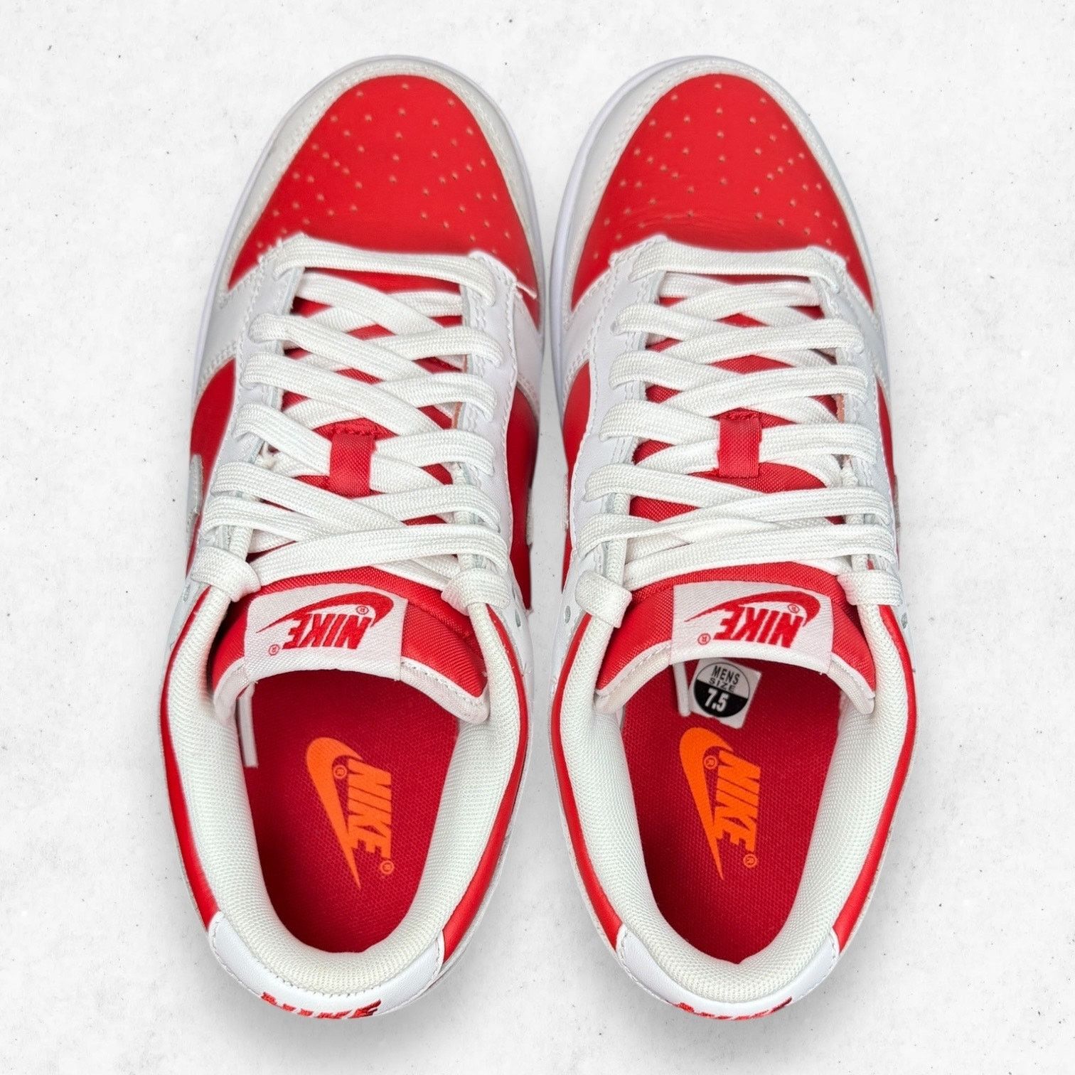 Nike Nike Dunk Low Championship Red White Men's 7.5 DD1391-600 Size US 7.5 / EU 40-41 - 7 Thumbnail