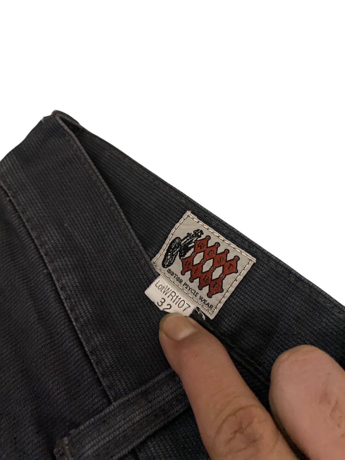 If Six Was Nine 2000's West Ride Flared Stripe Biker Pants Size US 28 / EU 44 - 9 Thumbnail