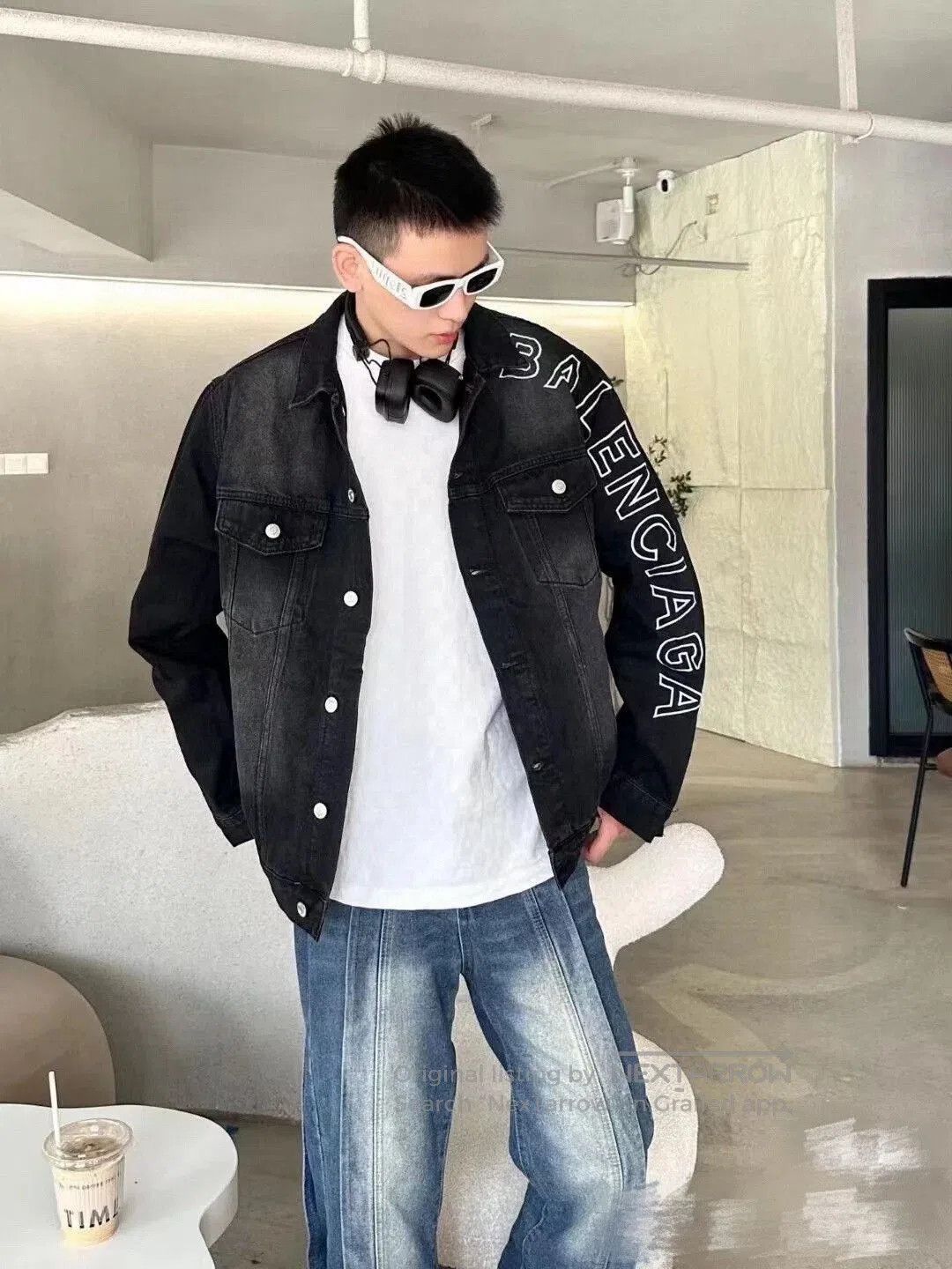Balenciaga balenciaga stylish denim jacket size s. Size US S / EU 44-46 / 1 - 9 Thumbnail