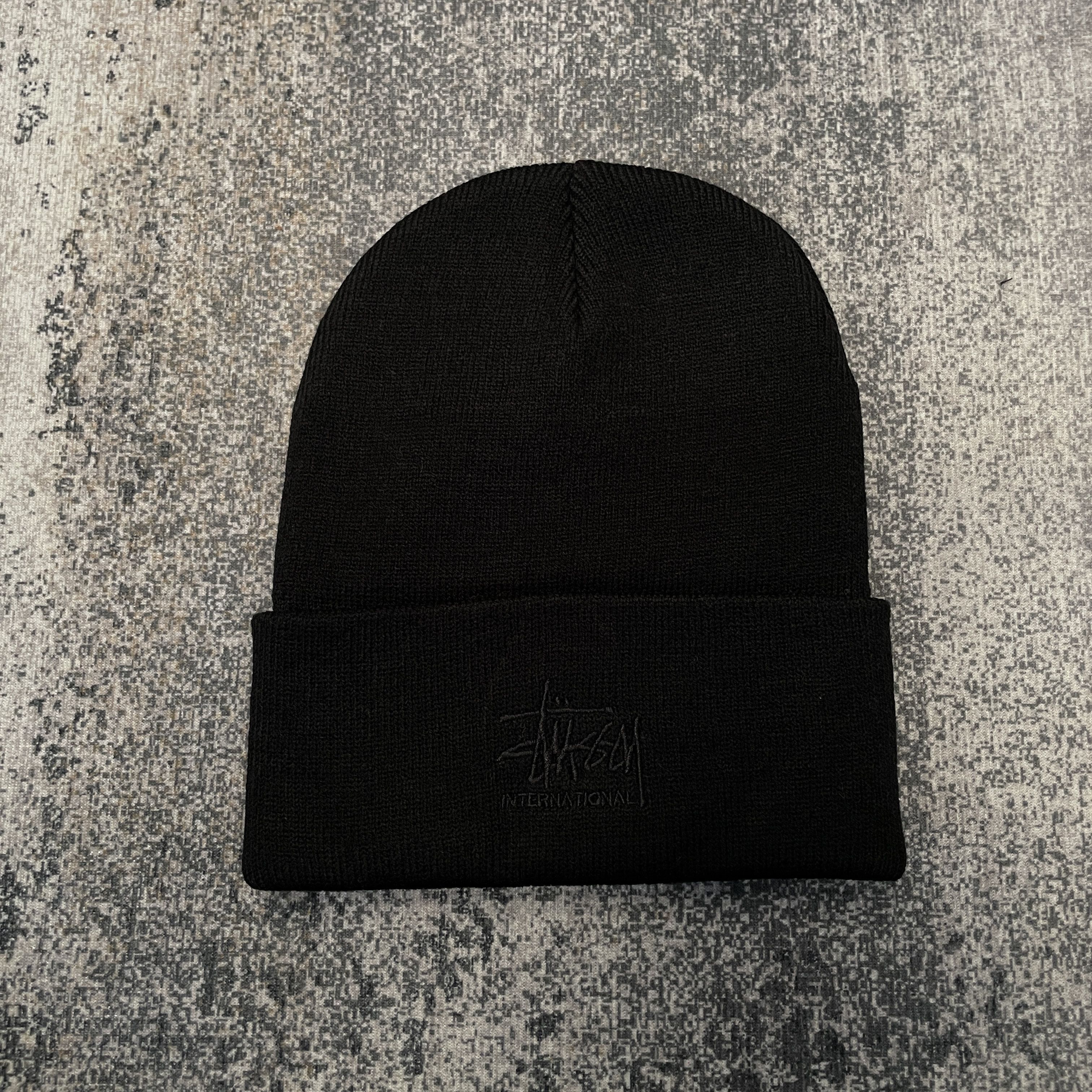 Stussy Stussy x Carhartt Wip Beanie Black OS Size ONE SIZE - 3 Thumbnail