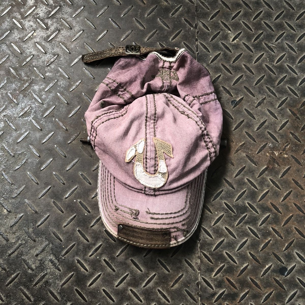 True Religion 🚫 SOLD 🚫 Vintage True Religion Distressed Hat Size ONE SIZE - 1 Thumbnail