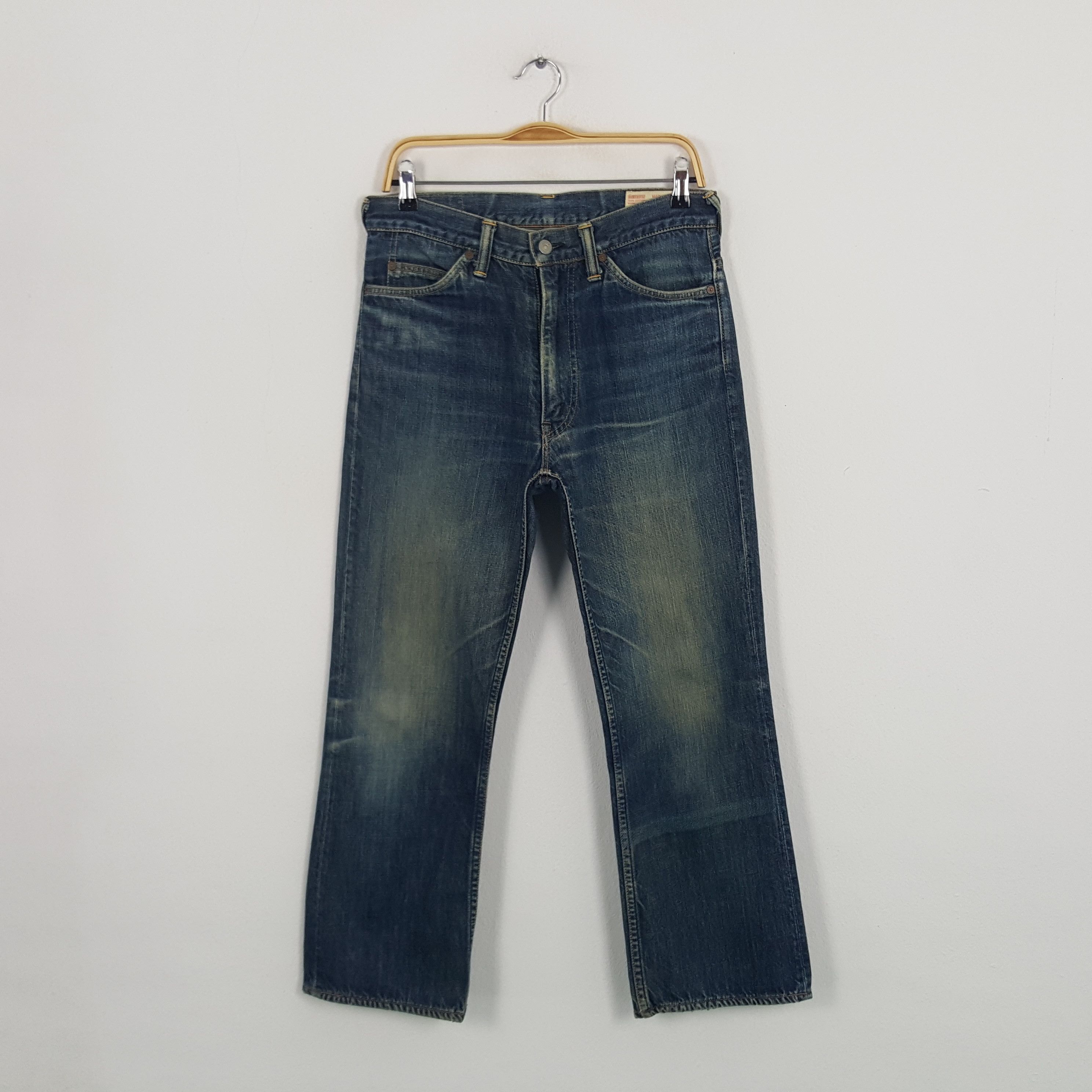 Japanese Brand × Vintage Vintage Evisu Yamane Japanese Brand Custom Denim Jeans Size US 31 - 4 Thumbnail