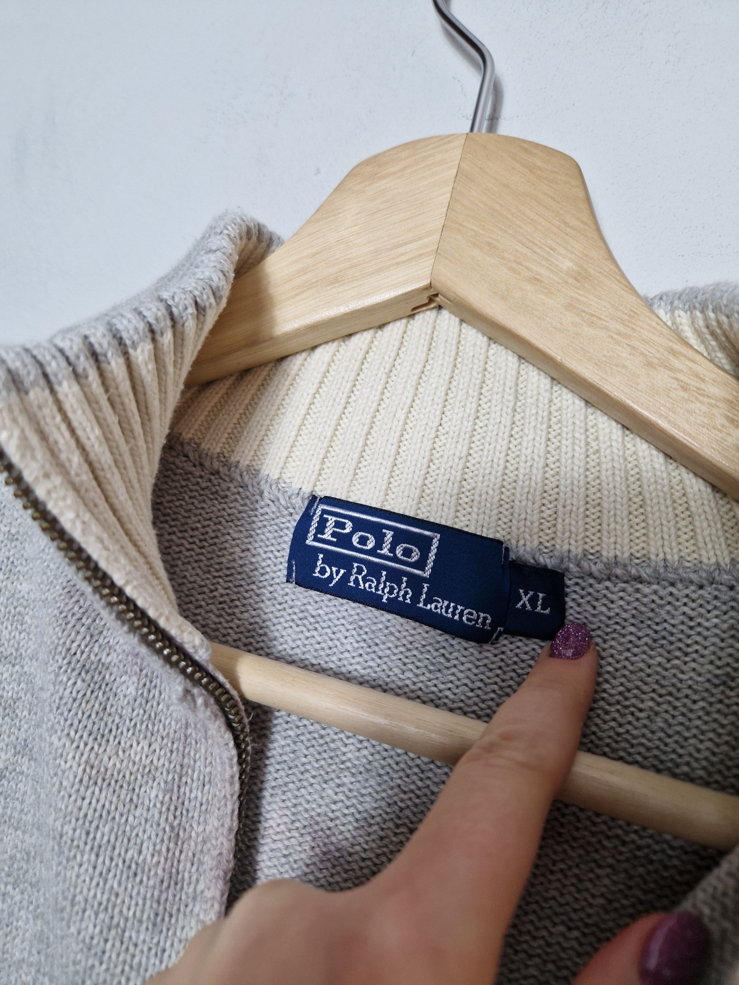 Polo Ralph Lauren Polo Ralph Lauren vintage halfzip sweater Size US XL / EU 56 / 4 - 5 Thumbnail
