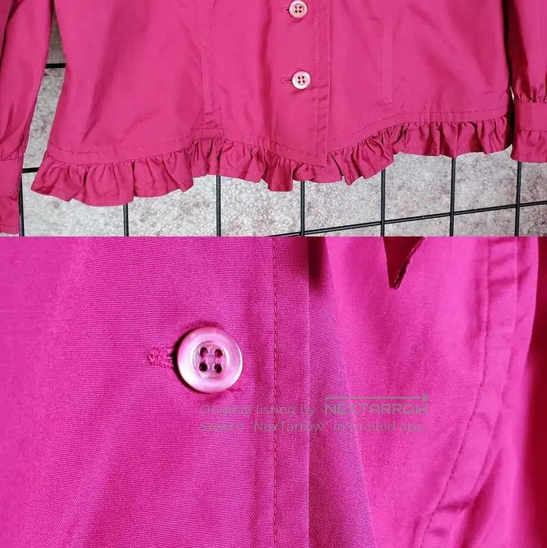 Kenzo KENZO Pink Ruffled Short Sleeve T-Shirt . Size M / US 6-8 / IT 42-44 - 8 Thumbnail