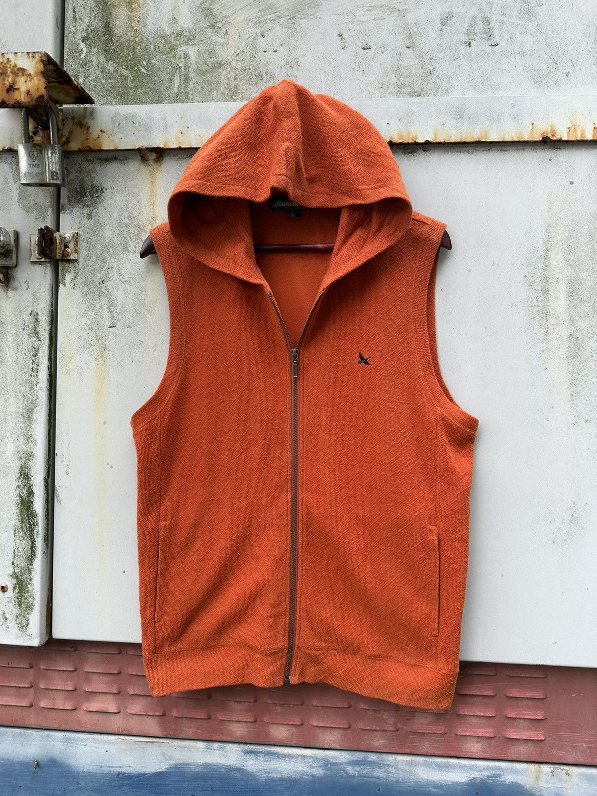 Eddie Bauer 👹Edidie Bauer Orange Hooded Vipper Vests Size US M / EU 48-50 / 2 - 1 Thumbnail