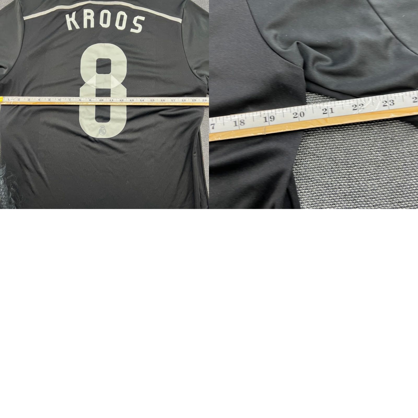 Adidas Real Madrid adidas Jersey T-Shirt XL Gray Football Toni Kroos 2014 2015 Third Dragon Yamamoto Mens Size US XL / EU 56 / 4 - 10 Thumbnail