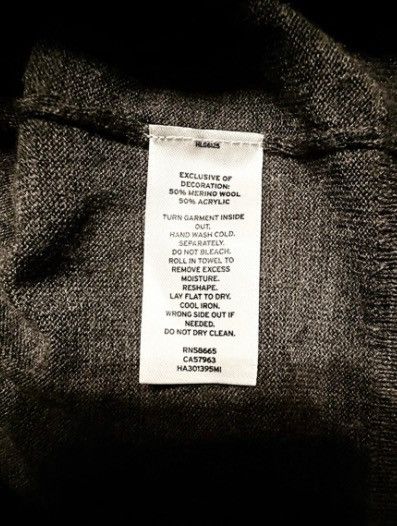 Other Halogen Women’s XL Merino Cardigan Sweater Gray Polka Dot Size XL / US 12-14 / IT 48-50 - 6 Thumbnail