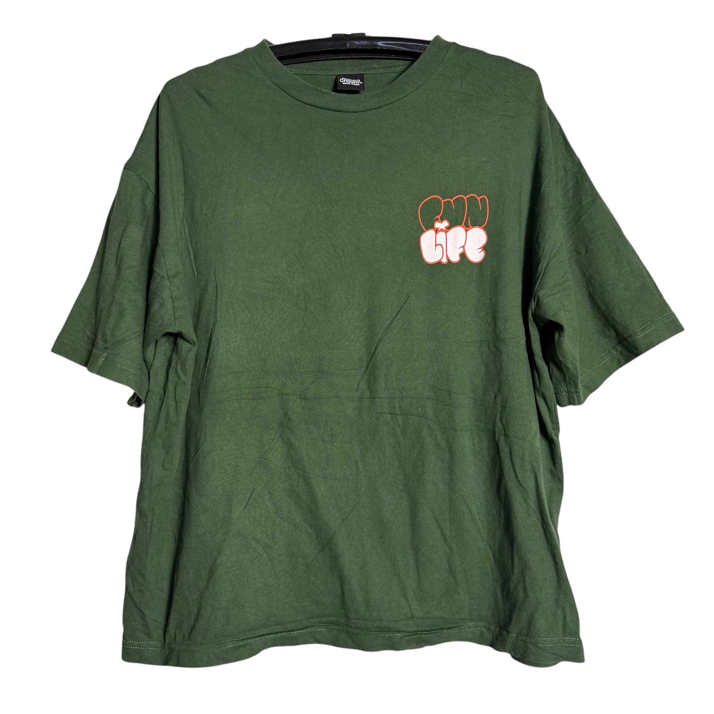 Japanese Brand 🔥RARE🔥Rodeo Crowns Wide Bowl Spellout T-shirt Size US M / EU 48-50 / 2 - 2 Thumbnail