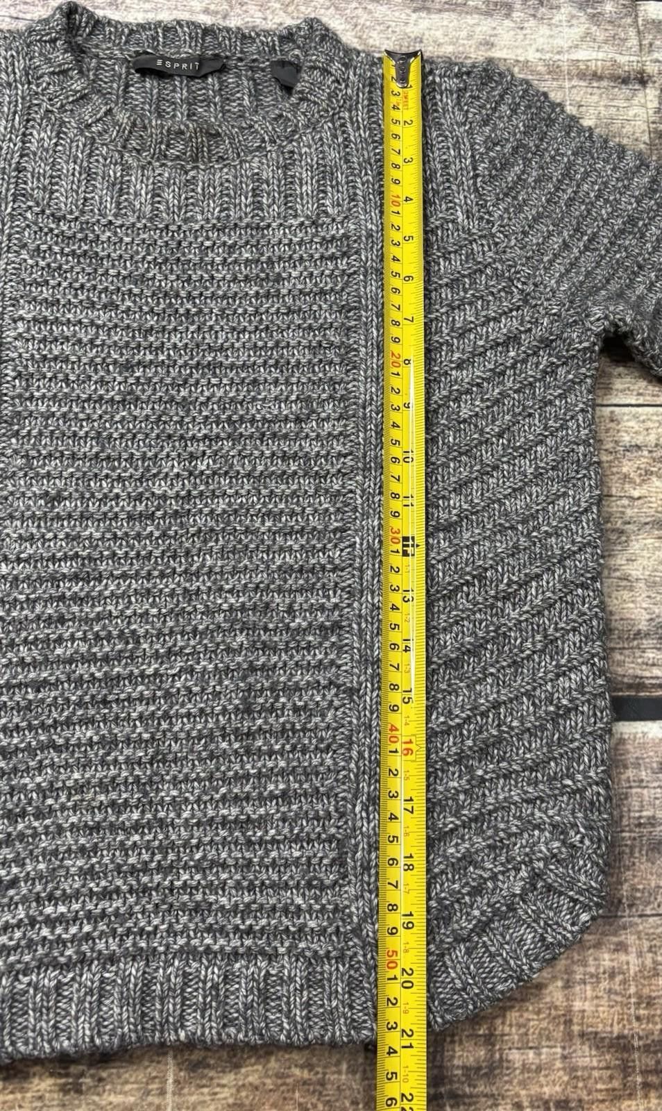 Esprit Esprit Sweater Womens Medium Chunky Knit Wool Alpaca Blend Size M / US 6-8 / IT 42-44 - 10 Thumbnail