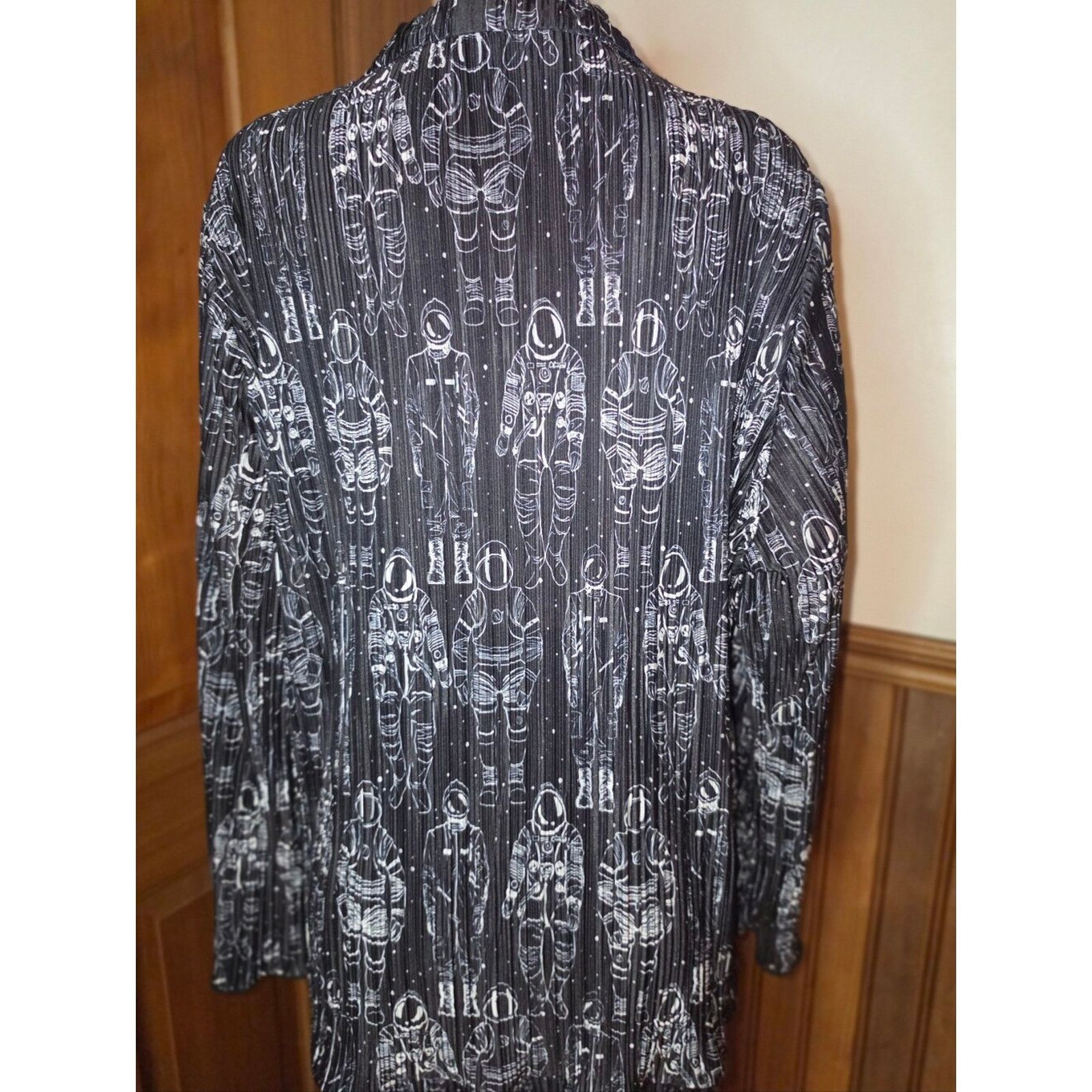 Vintage Dressed In Lala Plisse Astronaut Print Lounge Set 2XL Size XXL / US 16-18 / IT 52-54 - 6 Thumbnail