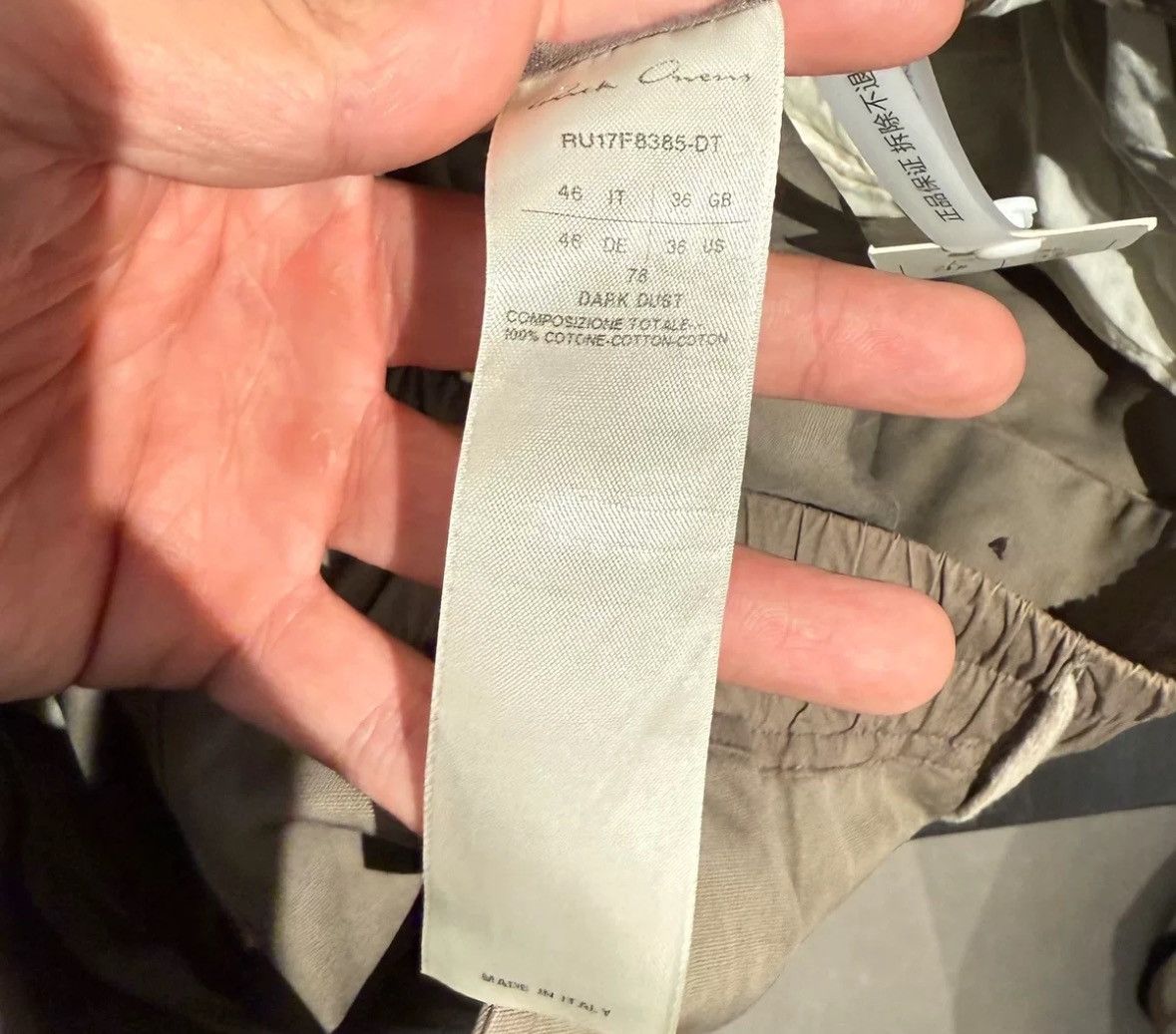 Rick Owens Rick owens mainline classic drawstring pocket cropped pants Size US 36 / EU 52 - 6 Thumbnail