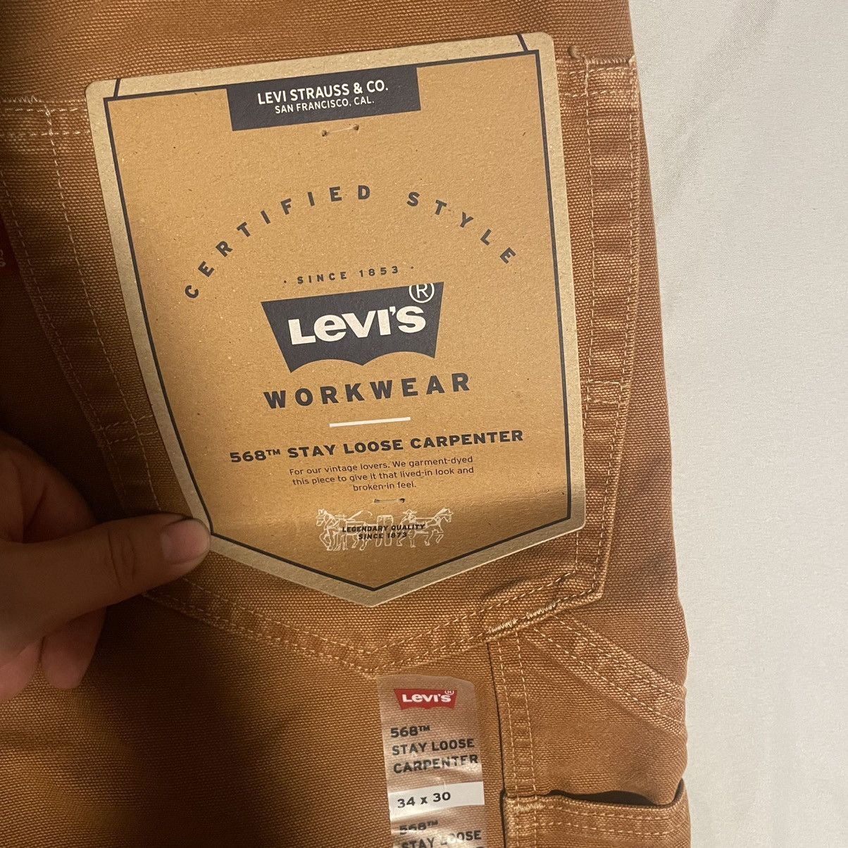 Levi's Levis Carpenter Pants Size US 34 / EU 50 - 3 Thumbnail