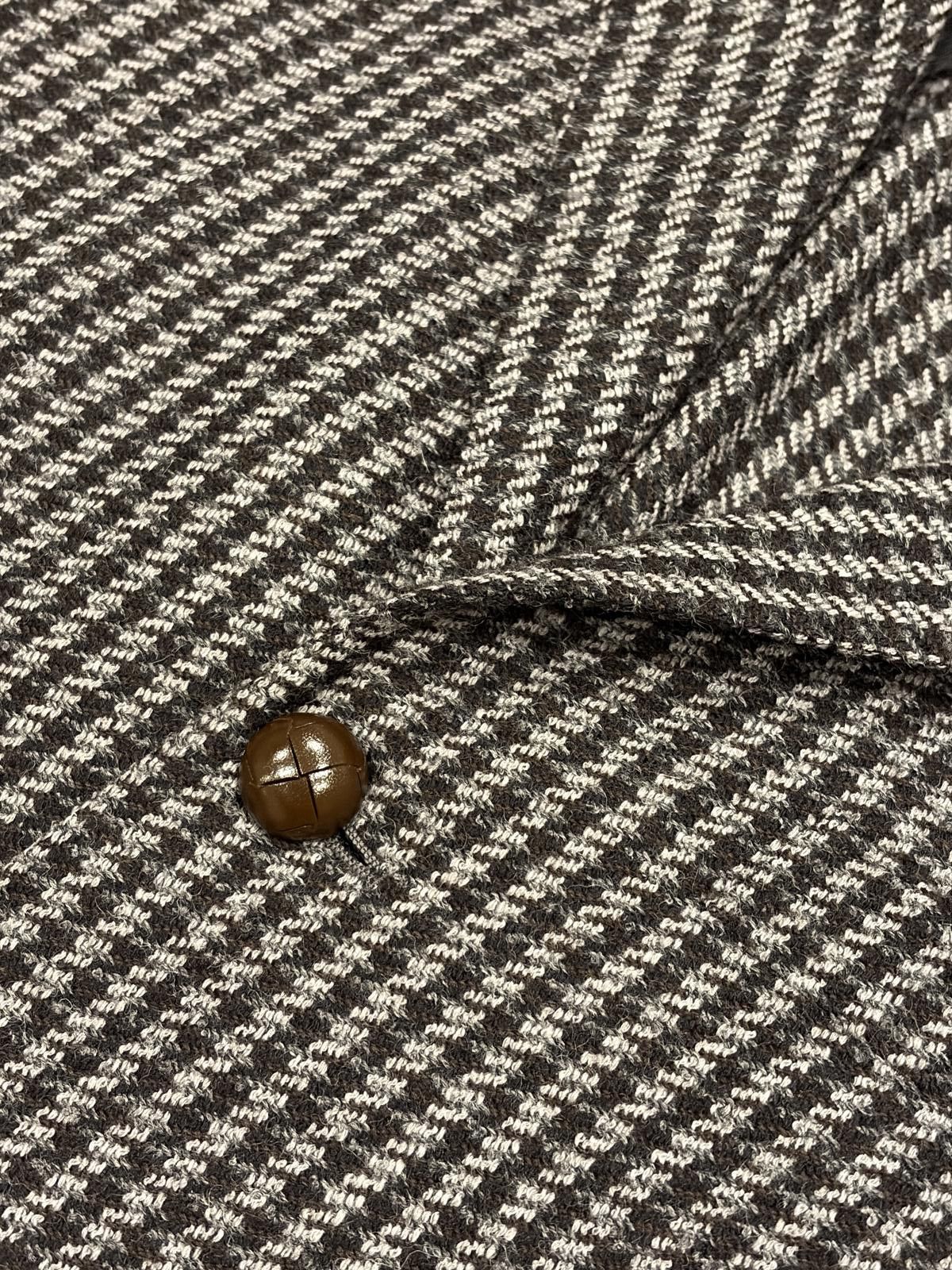 Alfred Dunhill Dunhill London Houndstooth Wool-Alpaca Jacket Size 38R - 3 Thumbnail