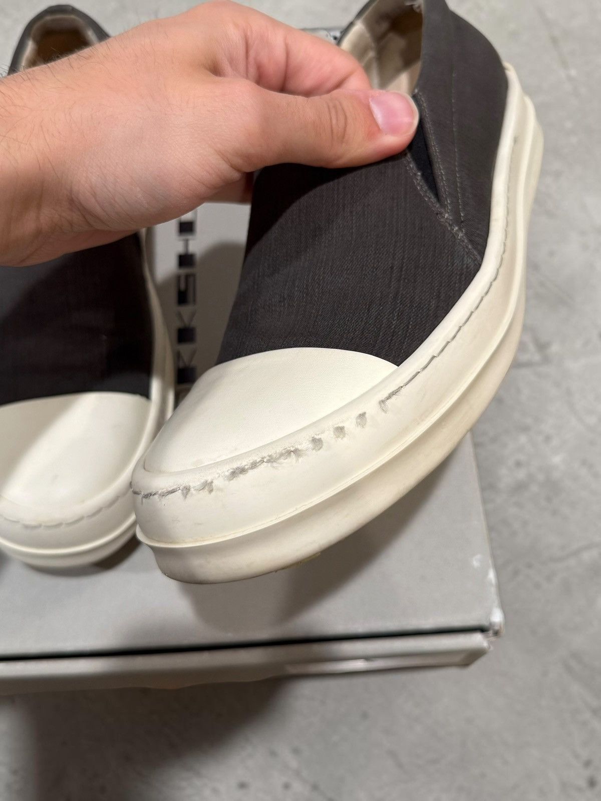Rick Owens Drkshdw Rick Owens DRKSHDW boat slip on sneaker size 39 Size US 6 / EU 39 - 9 Thumbnail