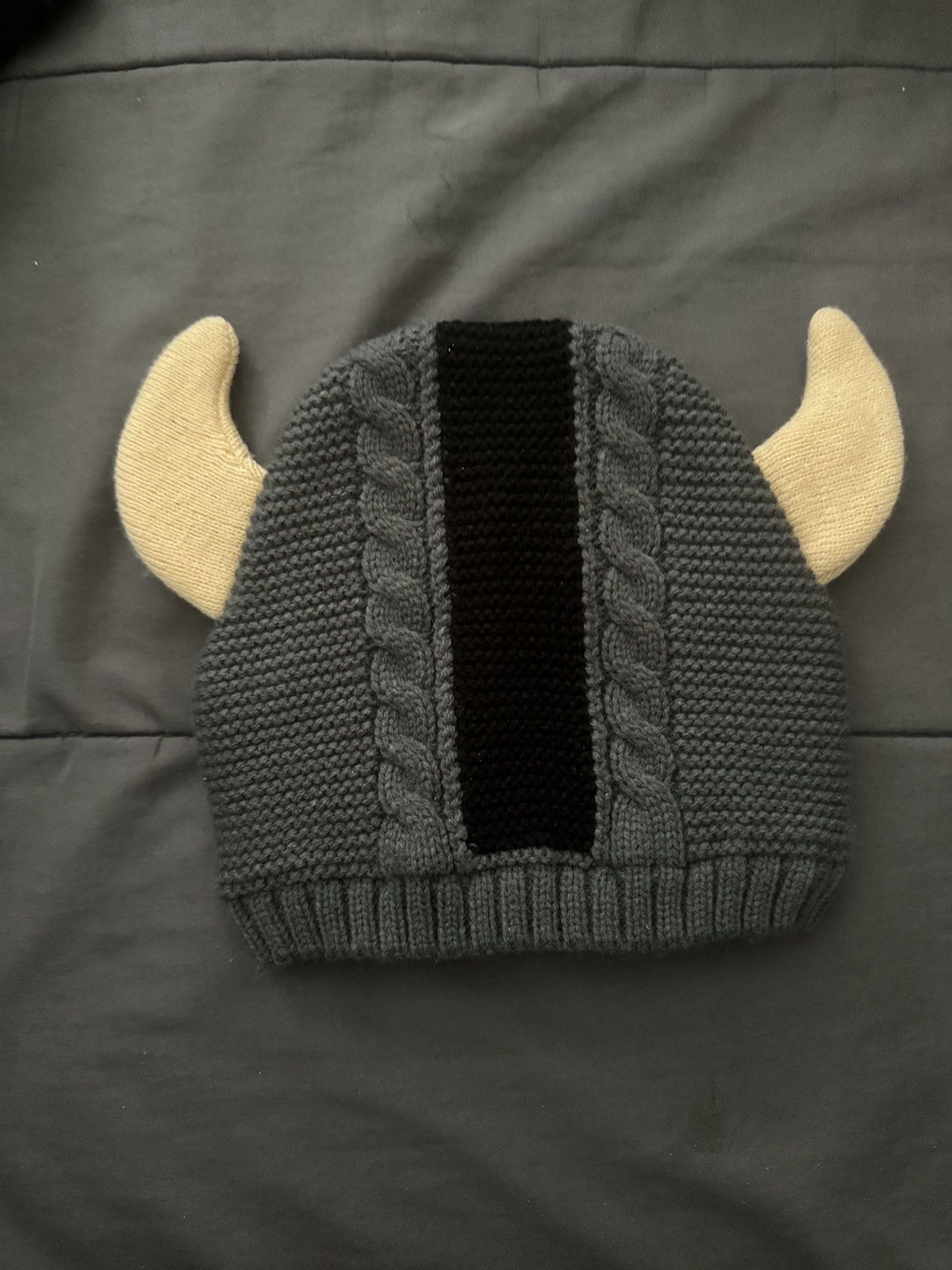 Vintage Horned Beanie Size ONE SIZE - 1 Thumbnail