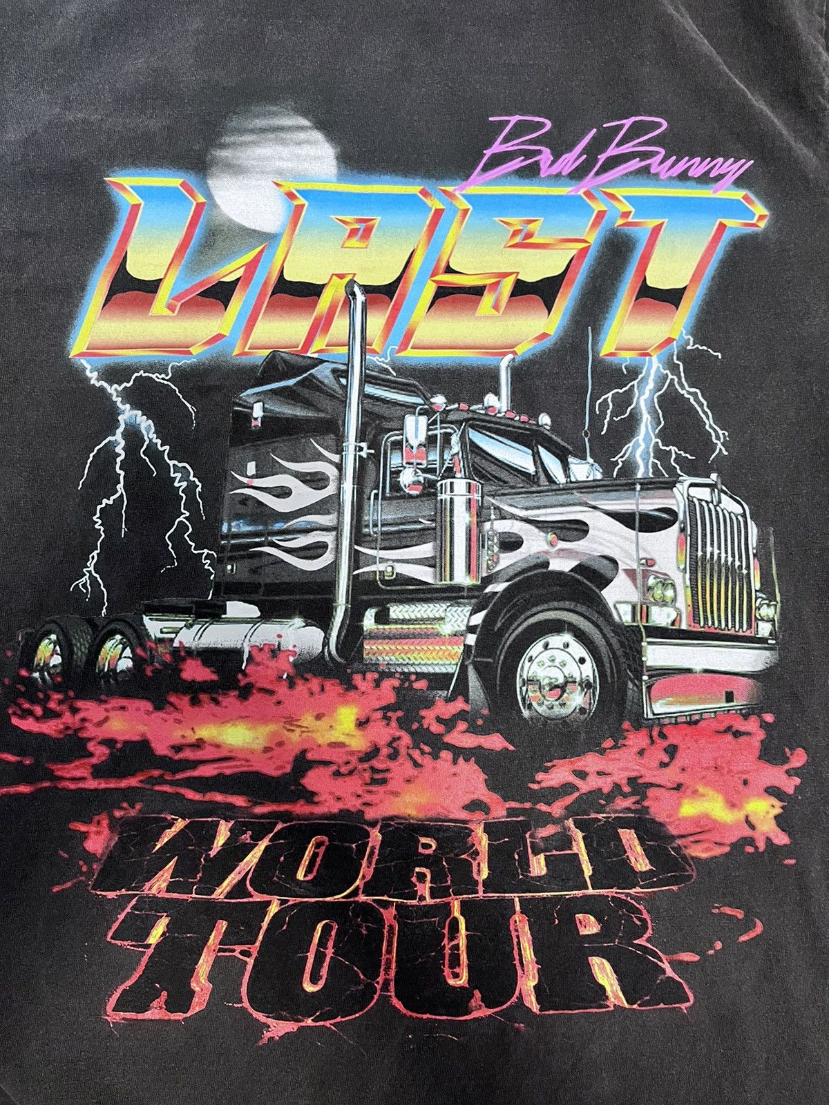 Band Tees × Vintage Bad Bunny tour tee Size US S / EU 44-46 / 1 - 6 Thumbnail