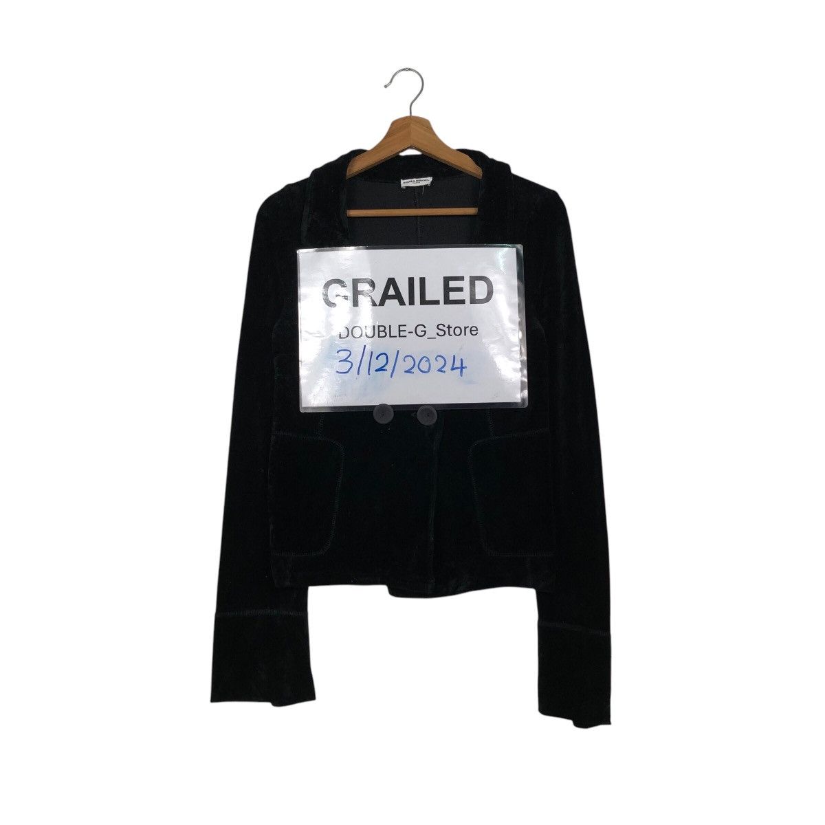 Designer × Japanese Brand × Vintage 📌Vintage Cropped Velvet Jacket Sonia Rykiel Paris Size US M / EU 48-50 / 2 - 1 Thumbnail