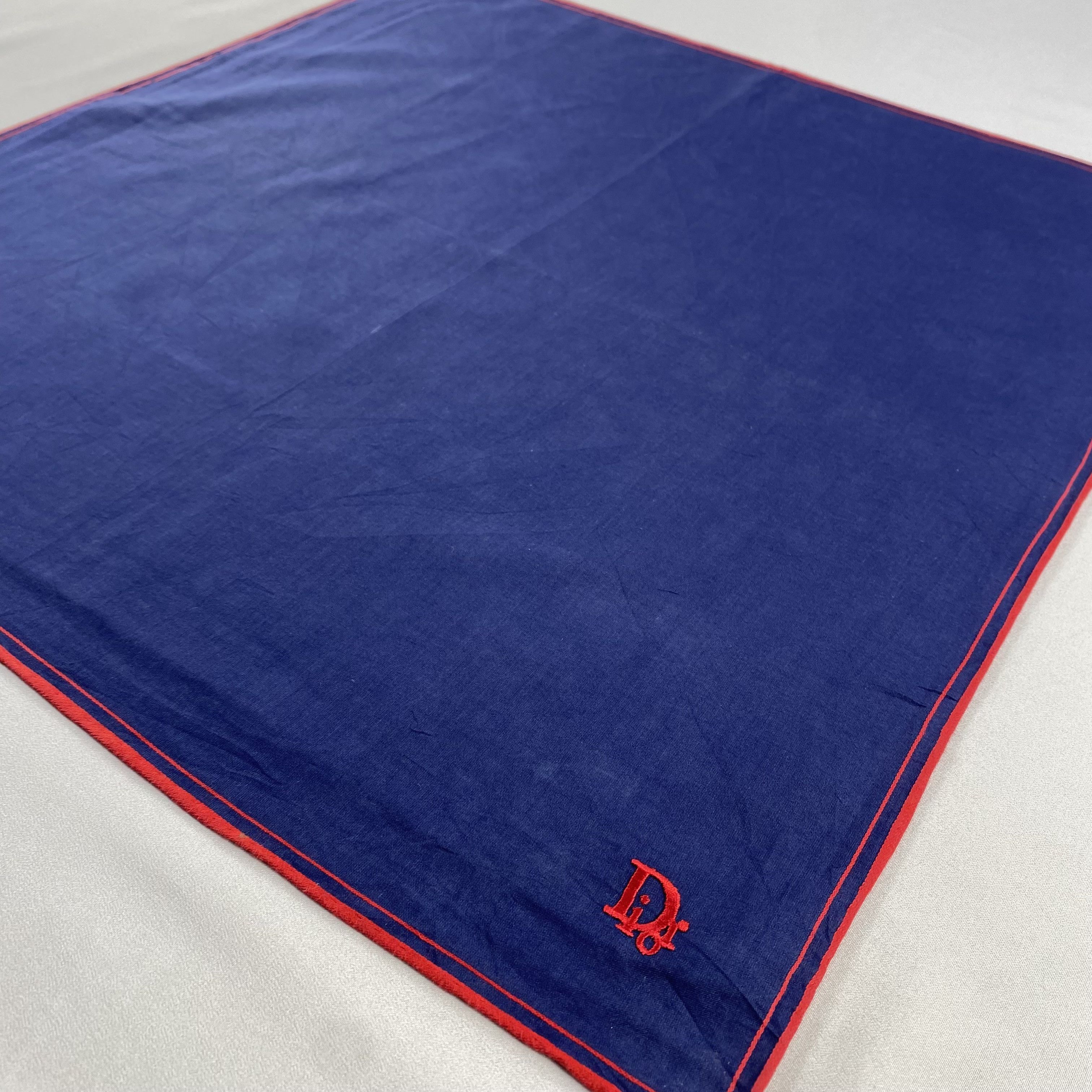 Vintage Dior Bandana/ Handkerchief / Neckerchief-P977 Size ONE SIZE - 2 Thumbnail