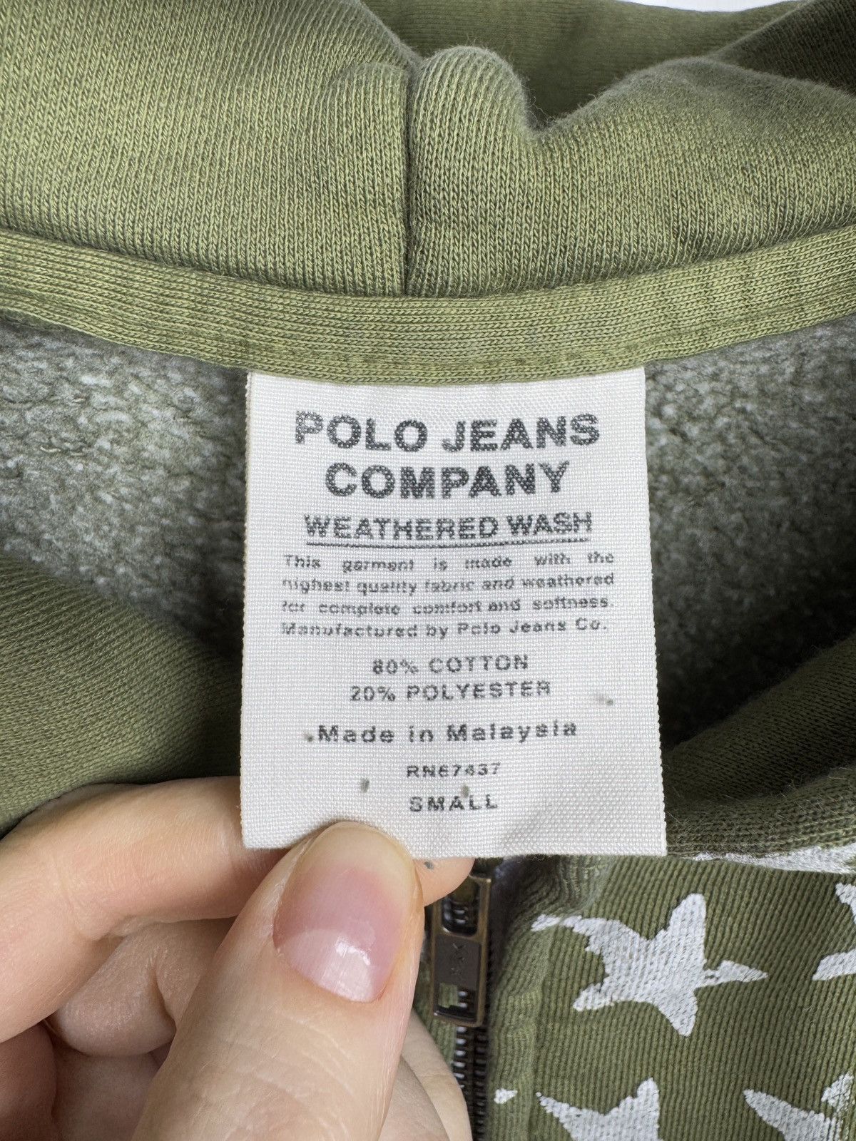 Polo Ralph Lauren Polo Jeans Company Ralph Lauren green american flag hoodie Size US S / EU 44-46 / 1 - 9 Thumbnail