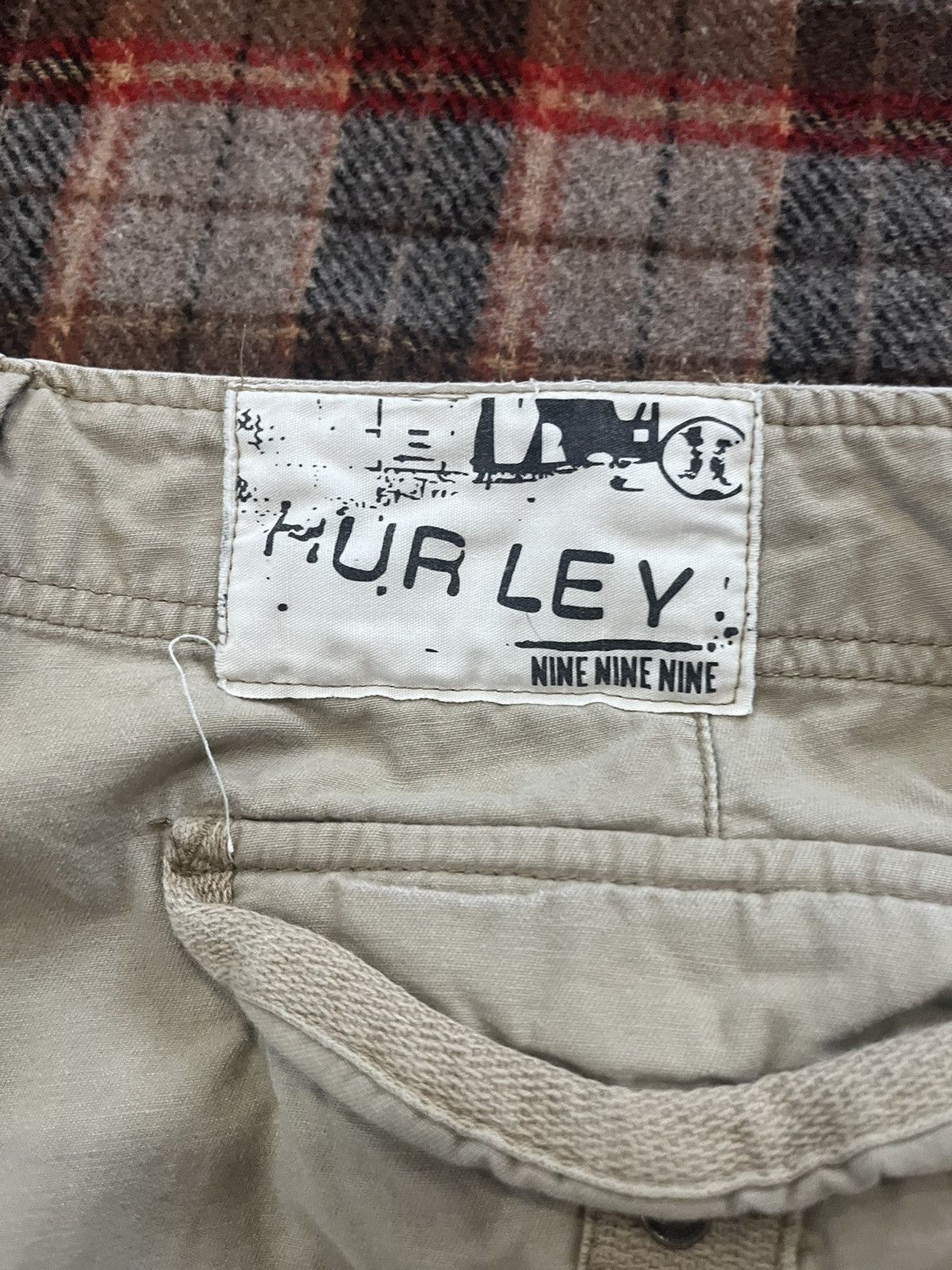 Hurley × Oakley × Vintage Vintage 90’s Hurley Cotton extra Cargo pants , trousers Size US 37 - 10 Thumbnail
