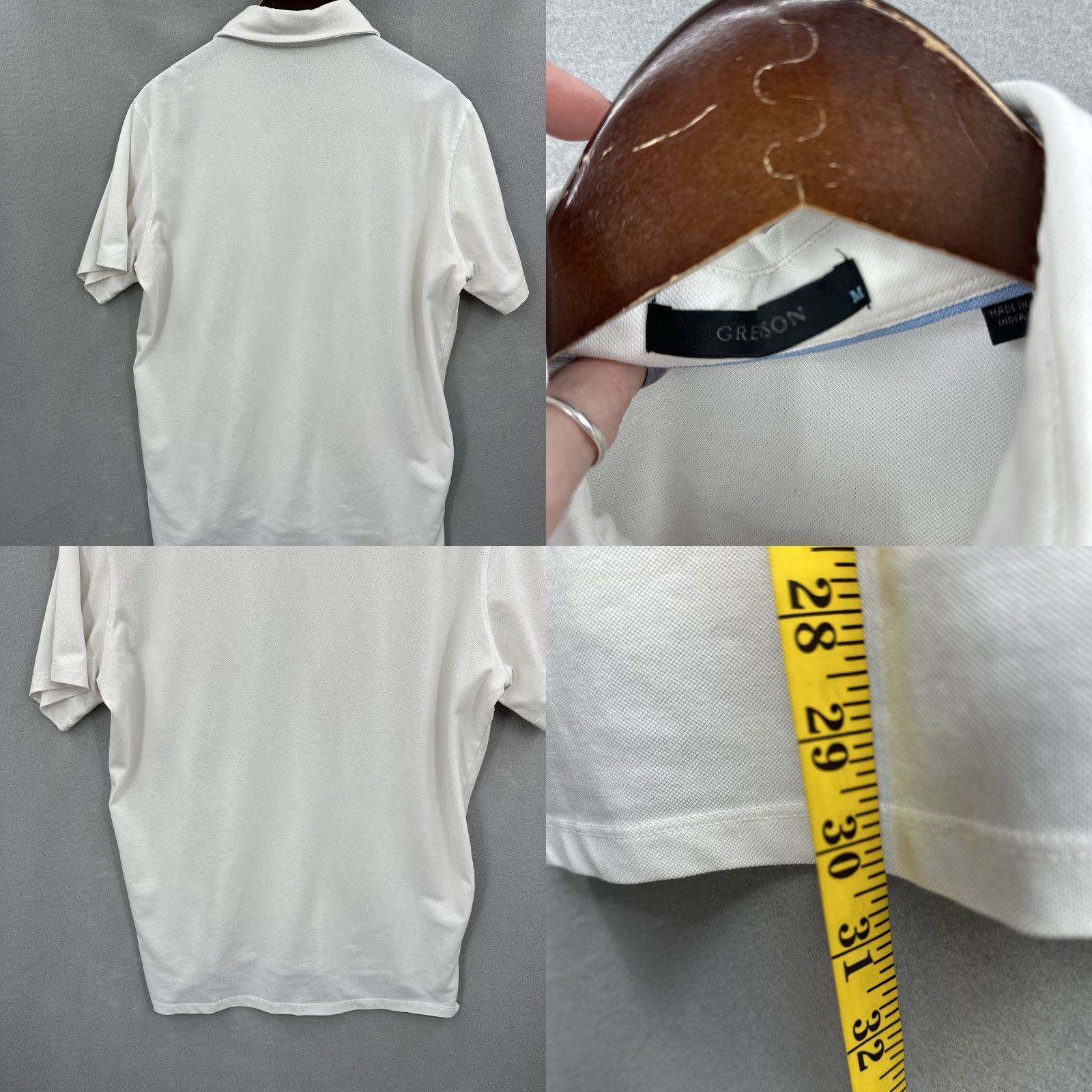 Vintage Greyson Polo Shirt Mens Medium Greyson Golf Pique Cotton Polo Shirt Mens Medium Poly Tech Dad Preppy READ 90s Size US M / EU 48-50 / 2 - 8 Thumbnail
