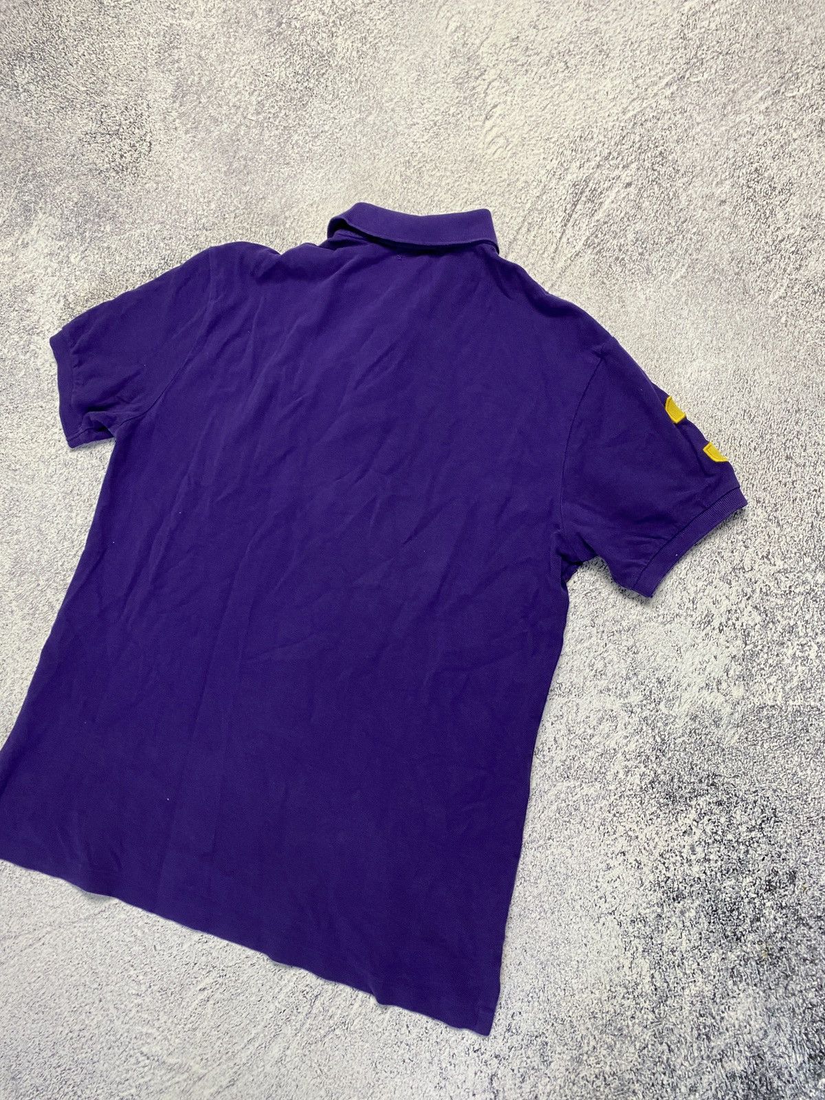 Polo Ralph Lauren Vintage Polo Ralph Lauren Big Pony #3 Rugby Shirt Purple Size US L / EU 52-54 / 3 - 6 Thumbnail