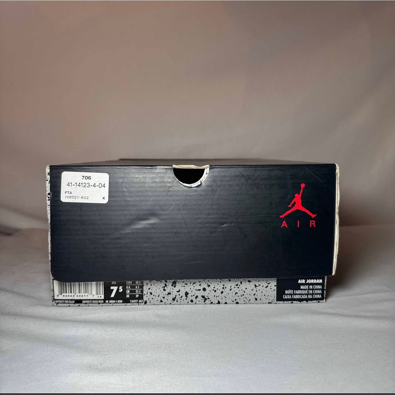 Jordan Brand × Nike Size 7.5 - Nike Air Jordan 5 Retro Red Suede Men's Shoes Size US 7.5 / EU 40-41 - 9 Thumbnail