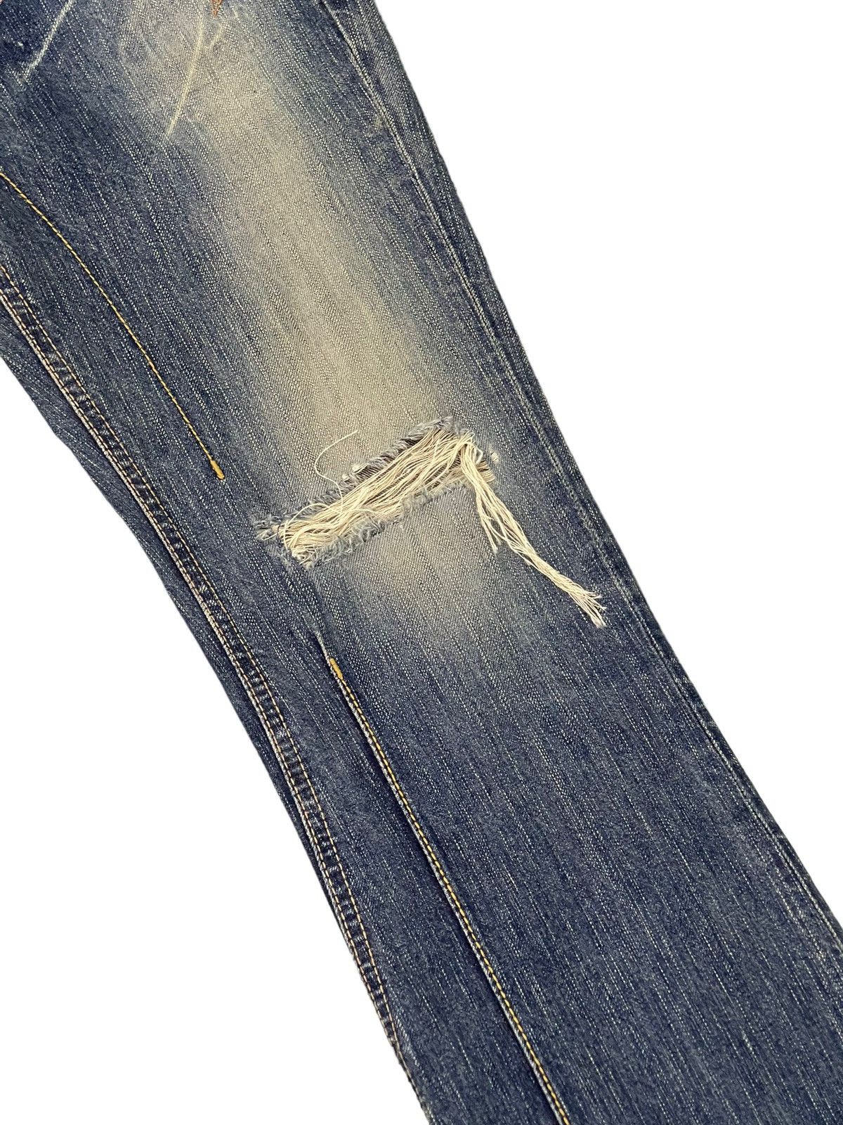 Edwin Flare Jeans Edwin Japan Faded Distress Boot Cut 8🟦1 Size US 29 - 7 Thumbnail