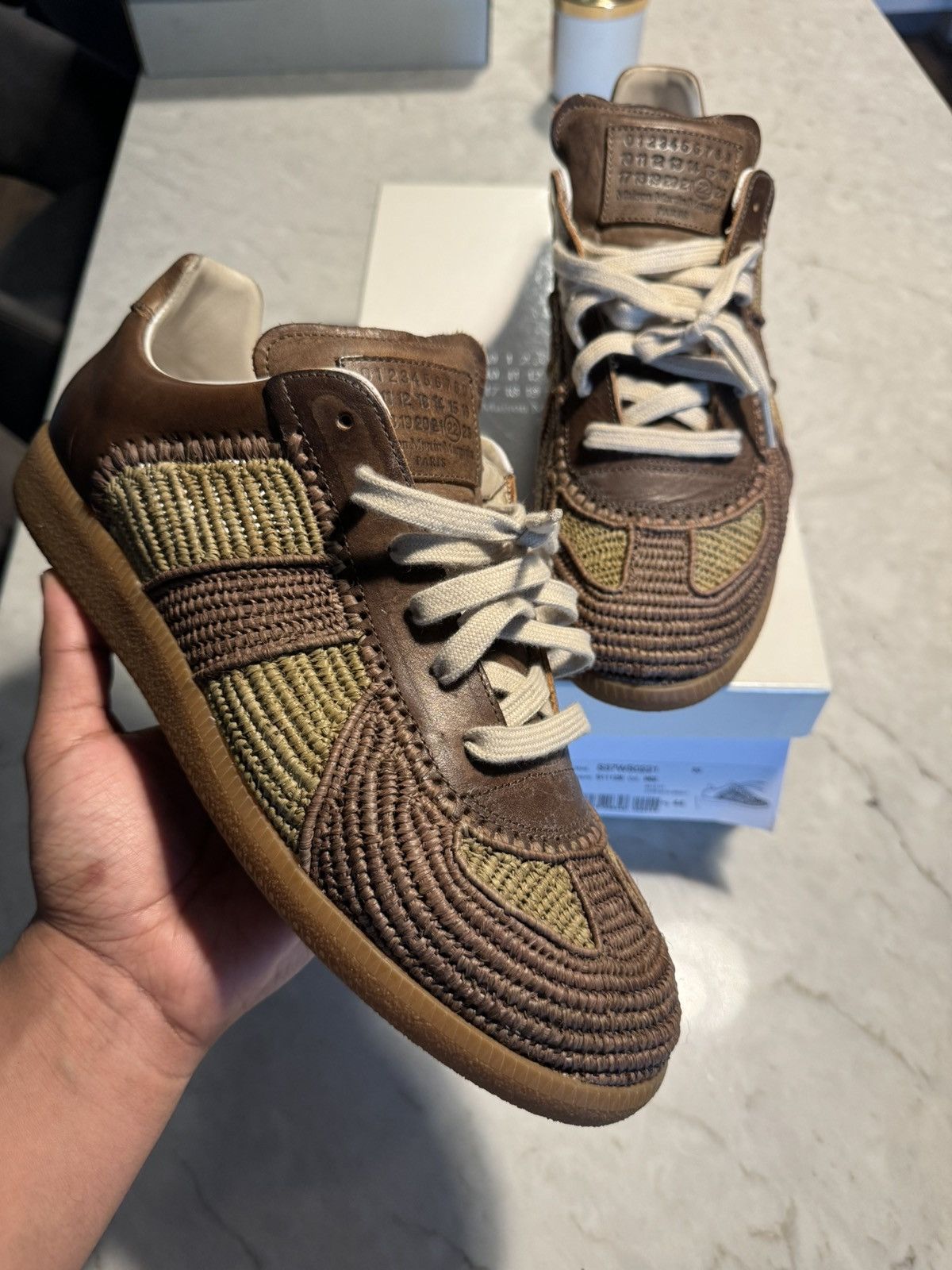 Maison Margiela Maison Margiela Woven Basketweave German