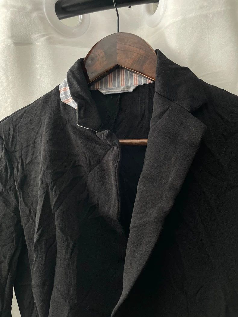 Yohji Yamamoto yohji Yamamoto size 2 Black Patchwork Blazer Size M / US 6-8 / IT 42-44 - 3 Thumbnail