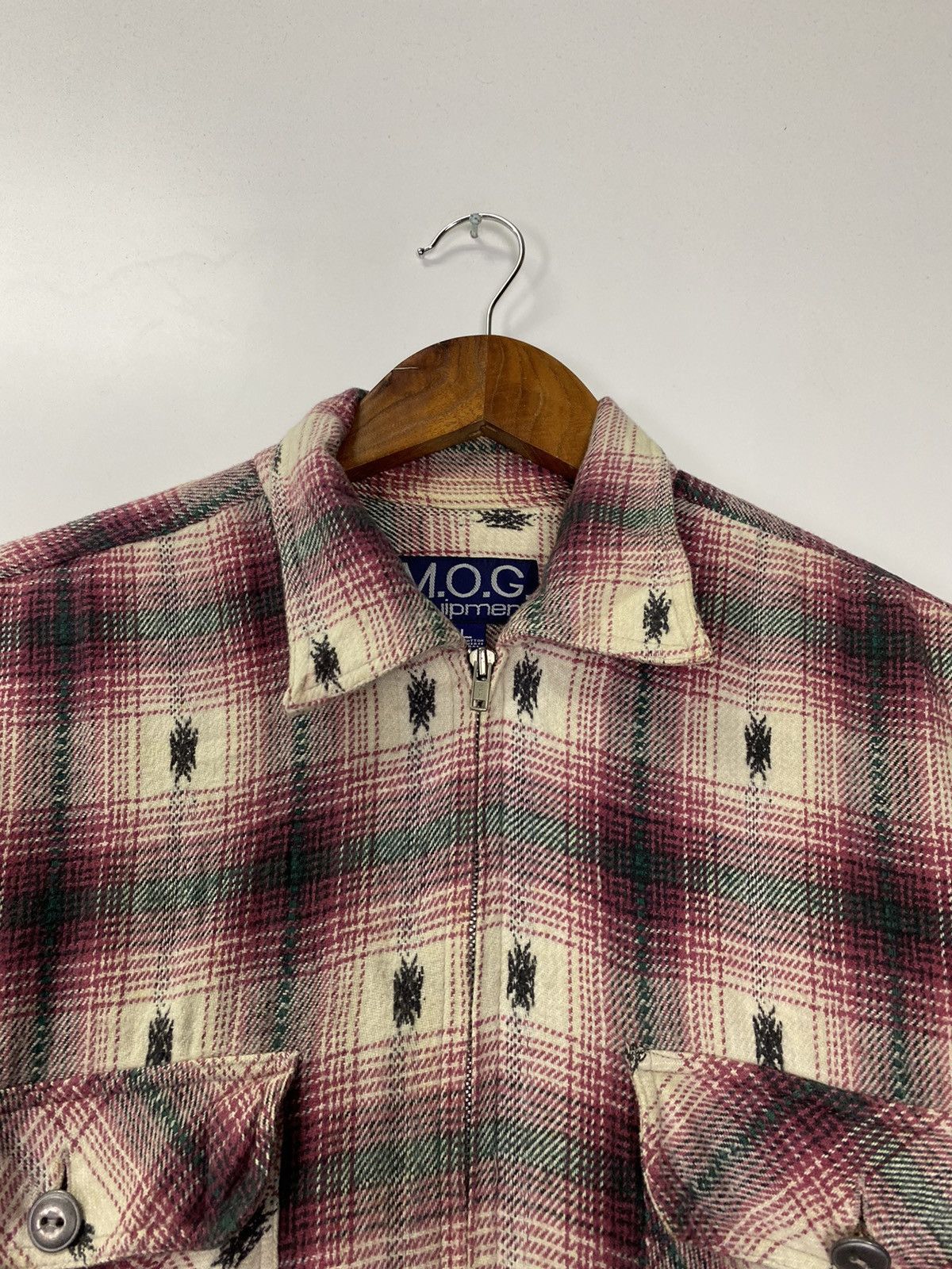 Equipment × Flannel × Vintage Vintage M.O.G Equipment Flannel Size US L / EU 52-54 / 3 - 7 Thumbnail