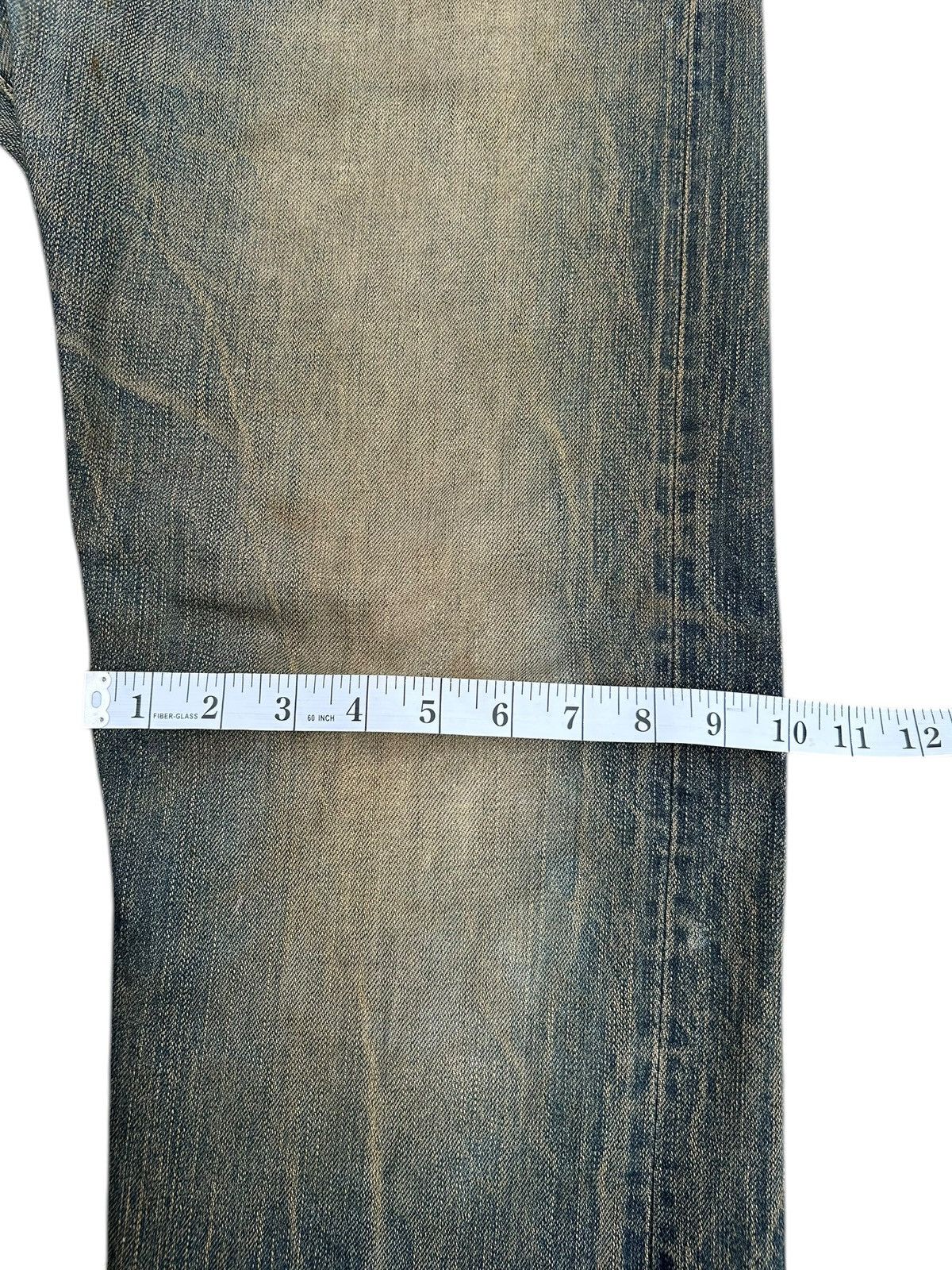Kapital Rusty Vintage Edwin 505 BXX Selvedge Distressed Denim Jeans Size US 36 / EU 52 - 22 Thumbnail