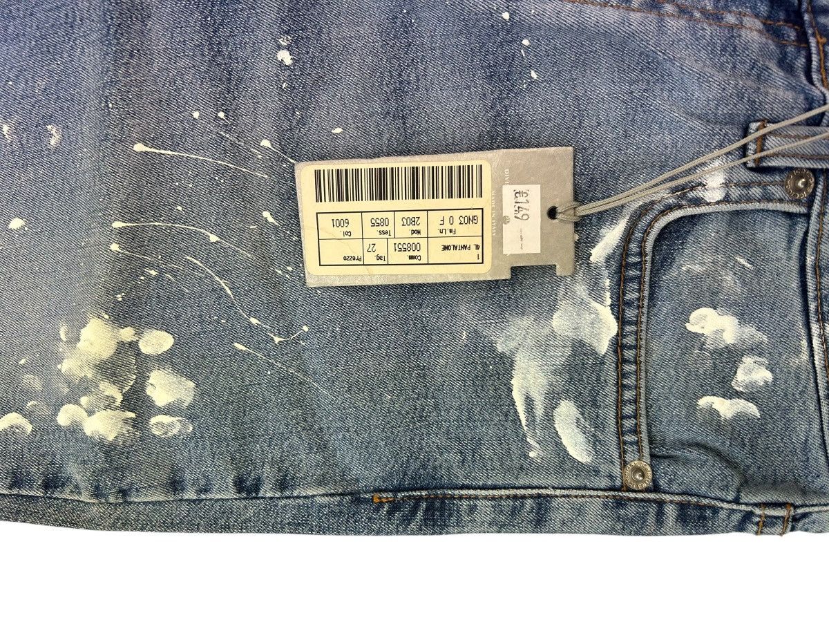 Iceberg VINTAGE Iceberg Icejeans "Painter" Splatter Flare Jeans Size 27" / US 4 / IT 40 - 6 Thumbnail