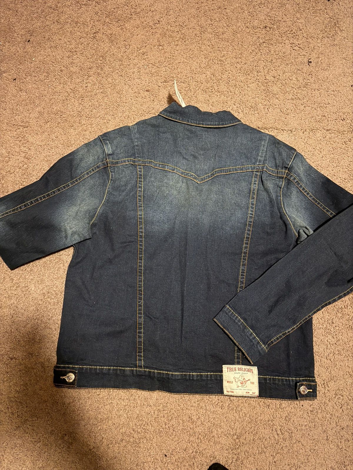 True Religion True Religion Denim Jacket Size US XXL / EU 58 / 5 - 4 Thumbnail