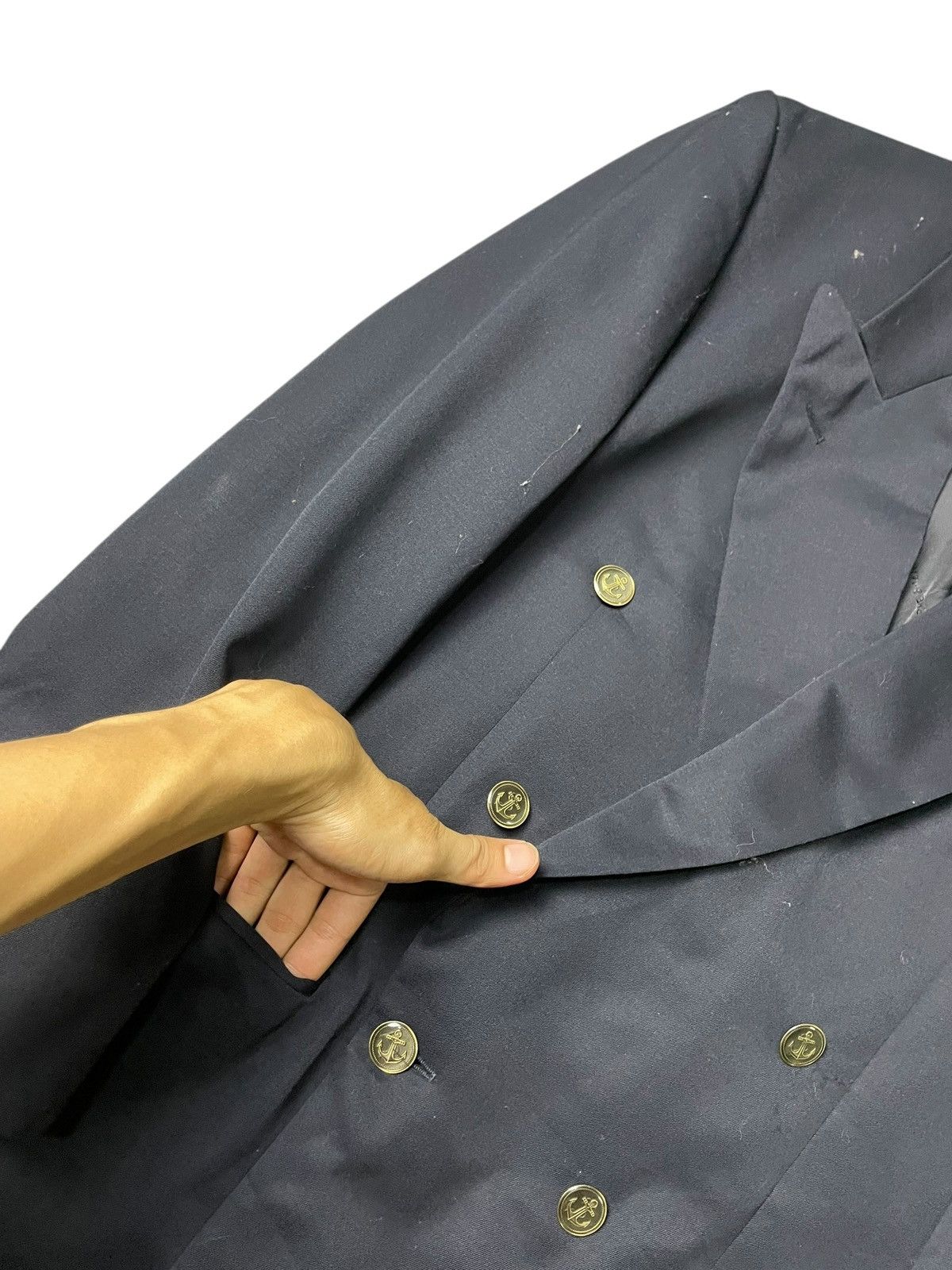 Designer × Pierre Balmain × Vintage Pierre Balmain Wool Lining Viscose Coat (114) Size US M / EU 48-50 / 2 - 5 Thumbnail