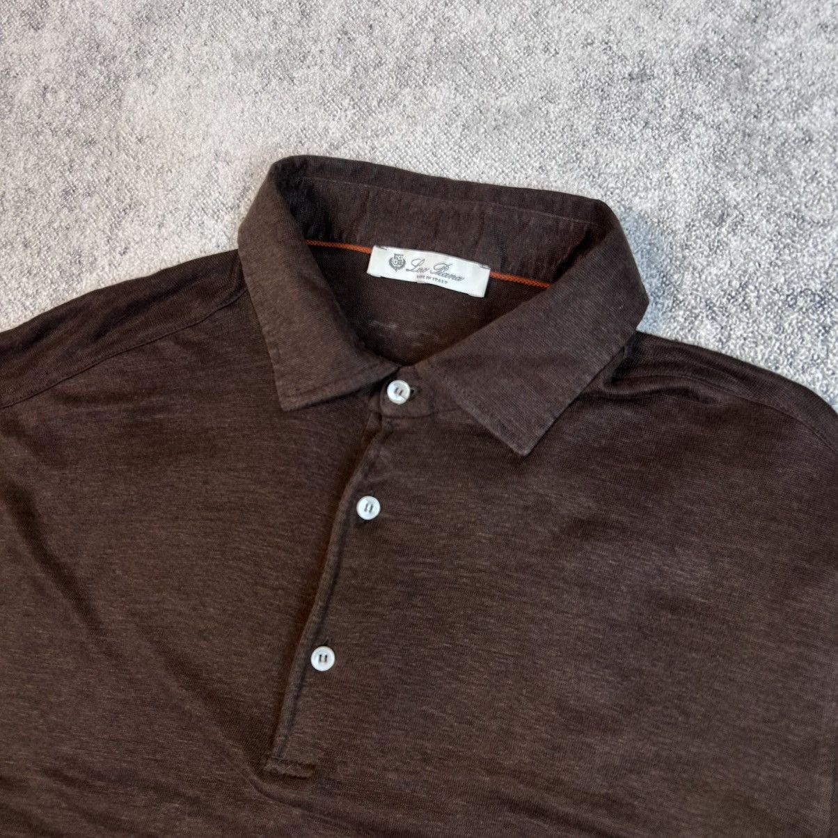 Loro Piana Loro Piana 100% linen polo shirt Size US L / EU 52-54 / 3 - 5 Thumbnail